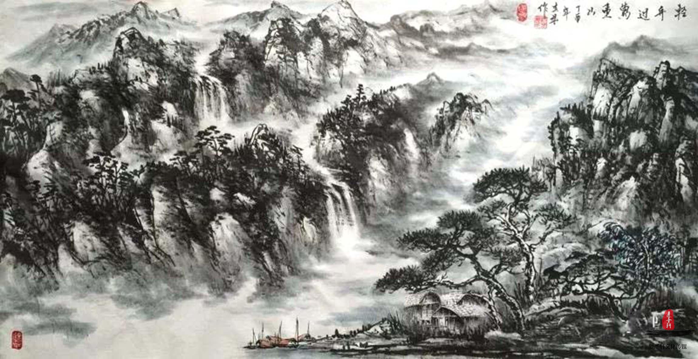 客厅挂画首选：山水画-复圣轩字画网