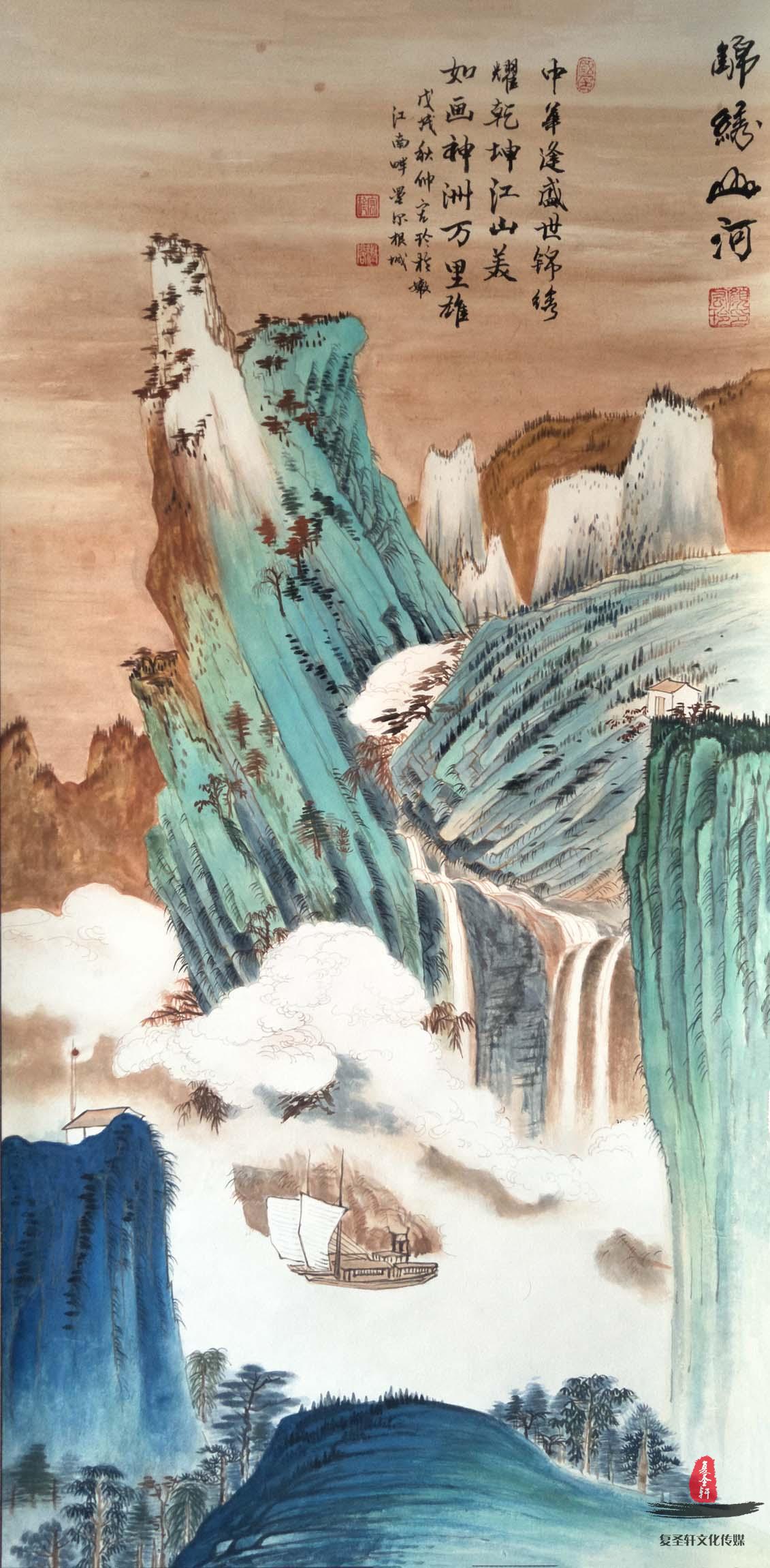 客厅挂画首选:山水画-复圣轩字画网