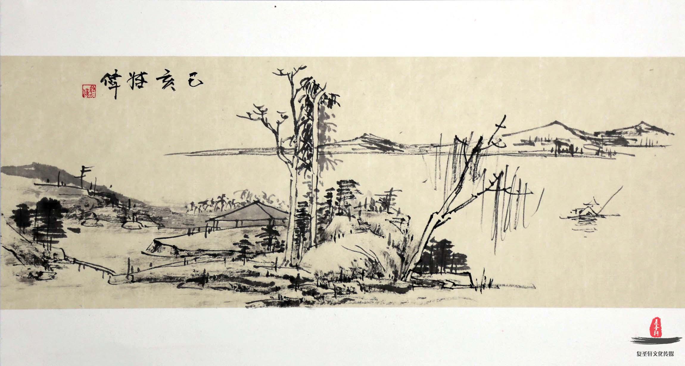 徐继伟《鹰》-复圣轩字画