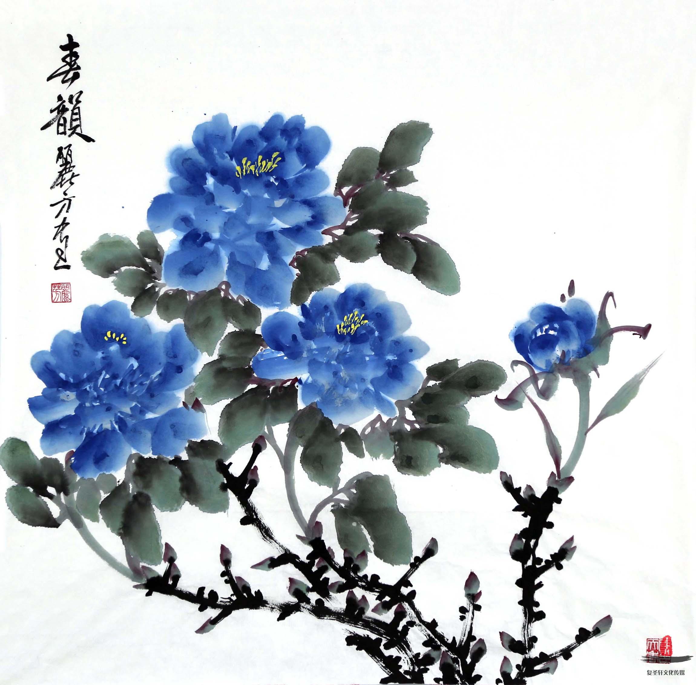 李丽芳花鸟《春韵》