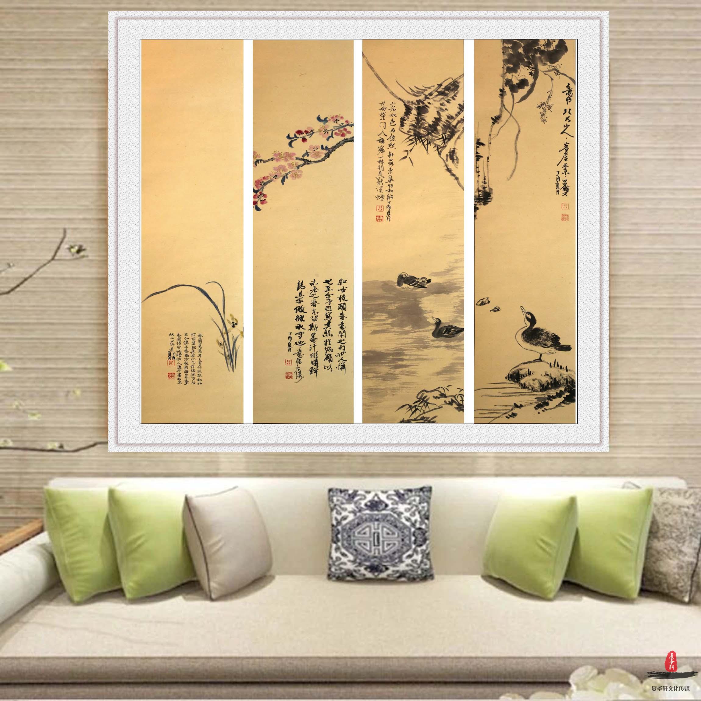 家中挂字画，主人非富即贵-复圣轩字画