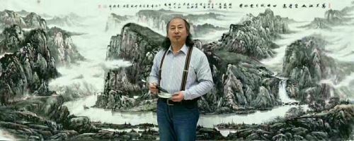 李源祥山水《山静松声远》-复圣轩字画