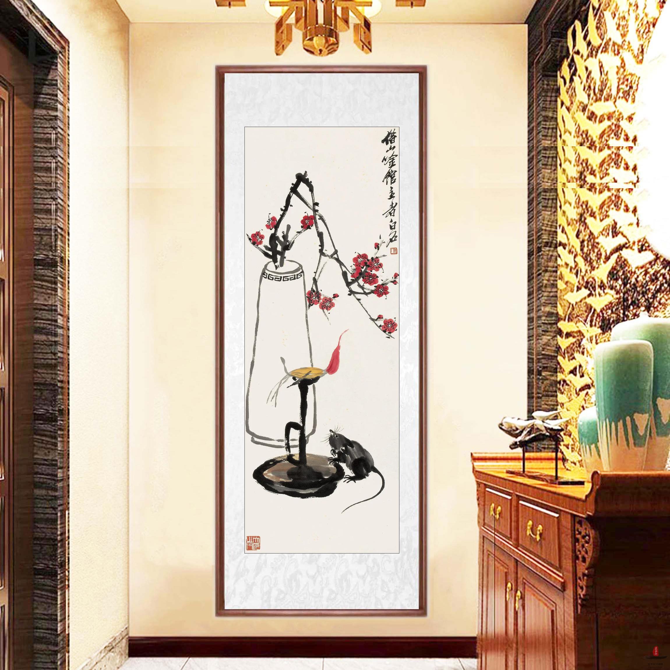 齐白石花鸟-复圣轩字画网