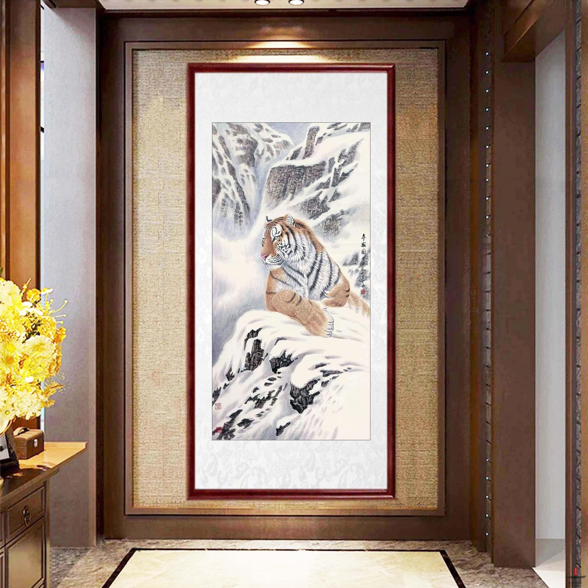 冯大中《冬寂图》-复圣轩字画
