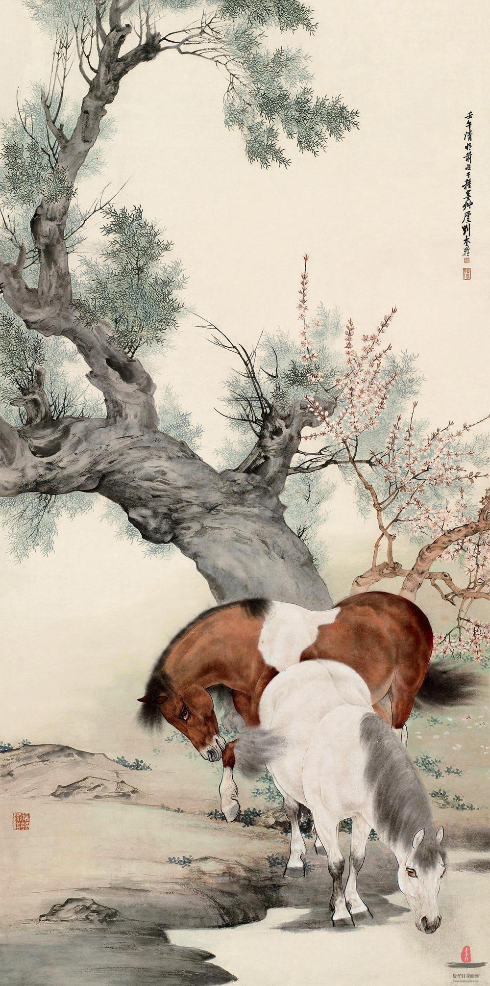 刘奎龄《马》-复圣轩字画