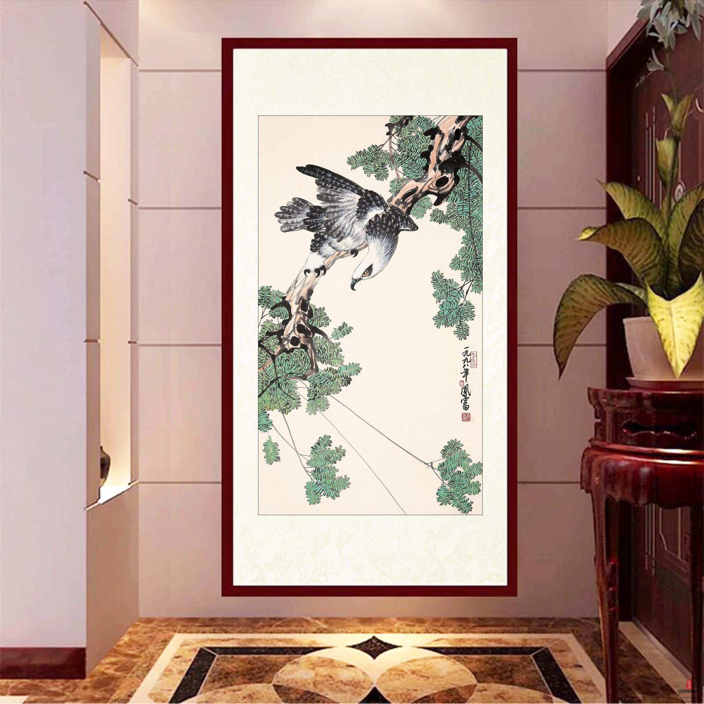 方凤富 《鹰》-复圣轩字画网