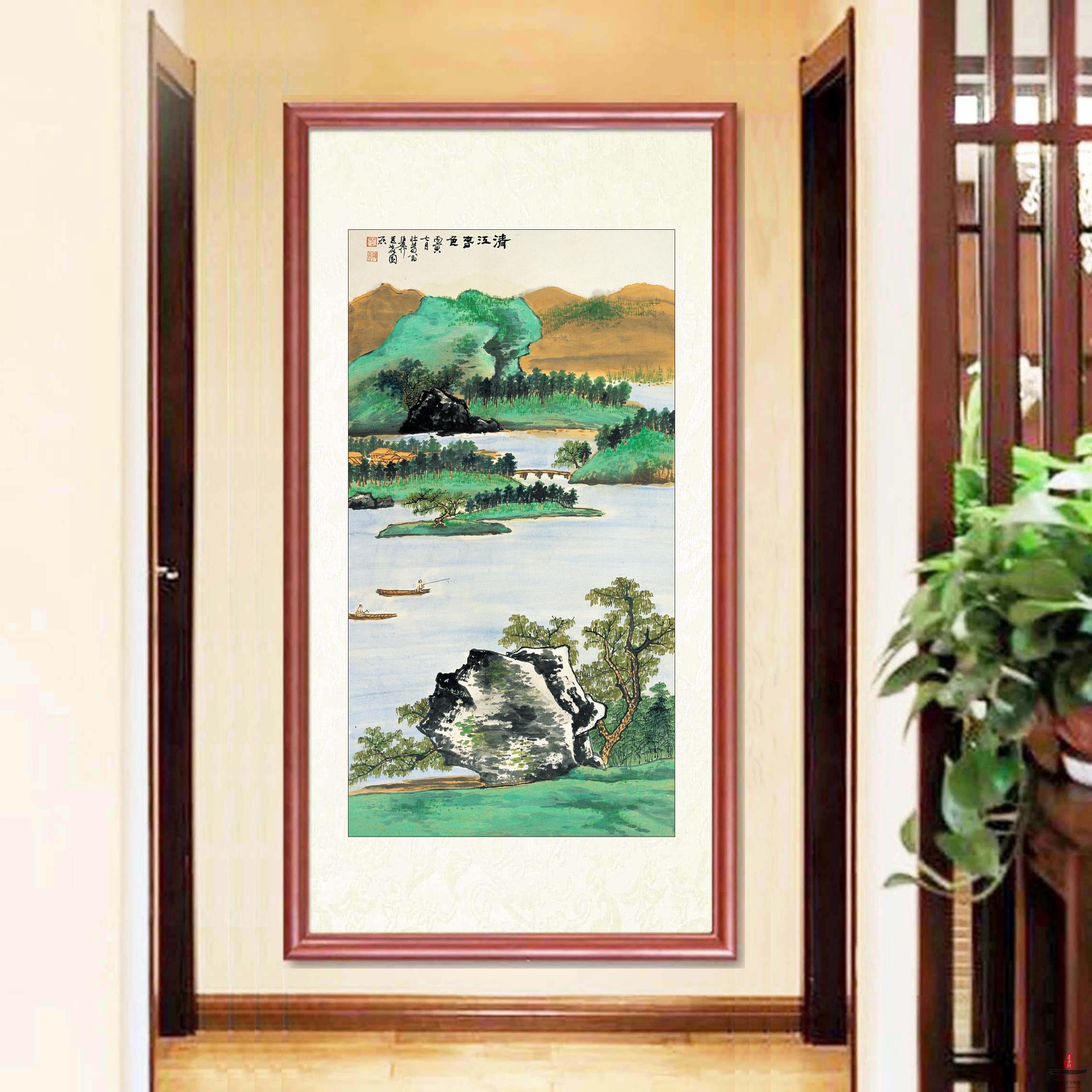 谢稚柳《清江春色》-复圣轩字画