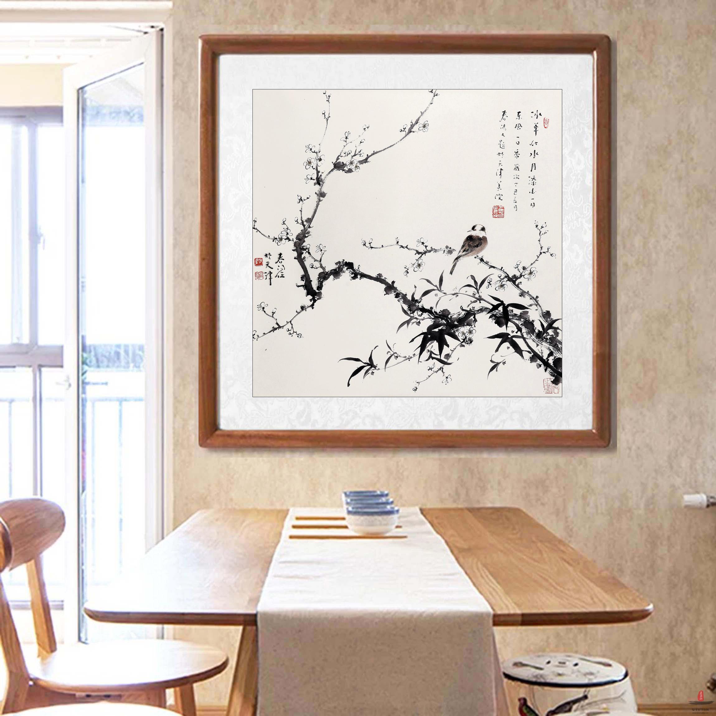 霍春阳《冰华化雪月添白》-复圣轩字画