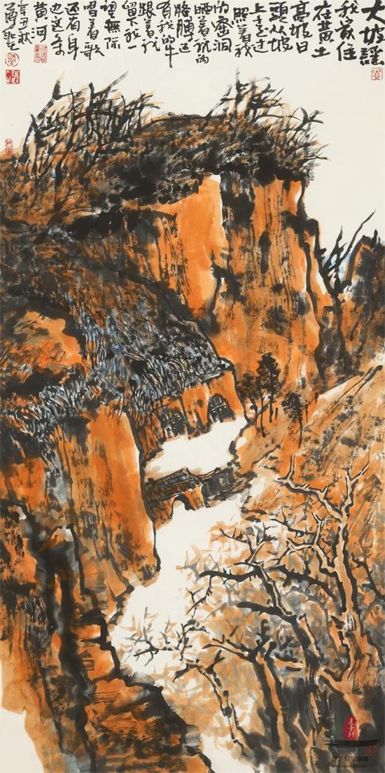周尊圣《我家住在黄土高坡》-复圣轩字画