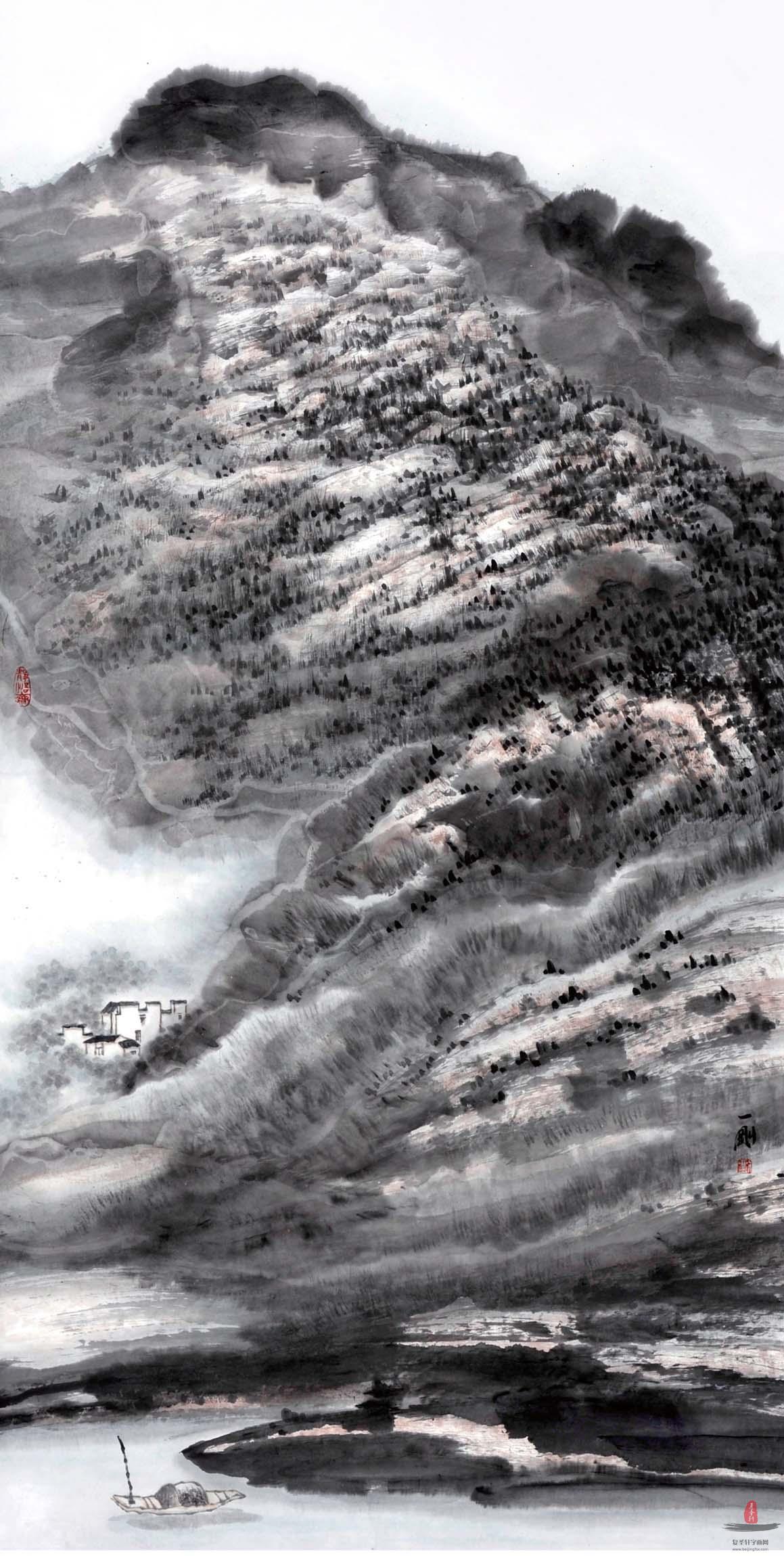 刘一刚《山居》-复圣轩字画