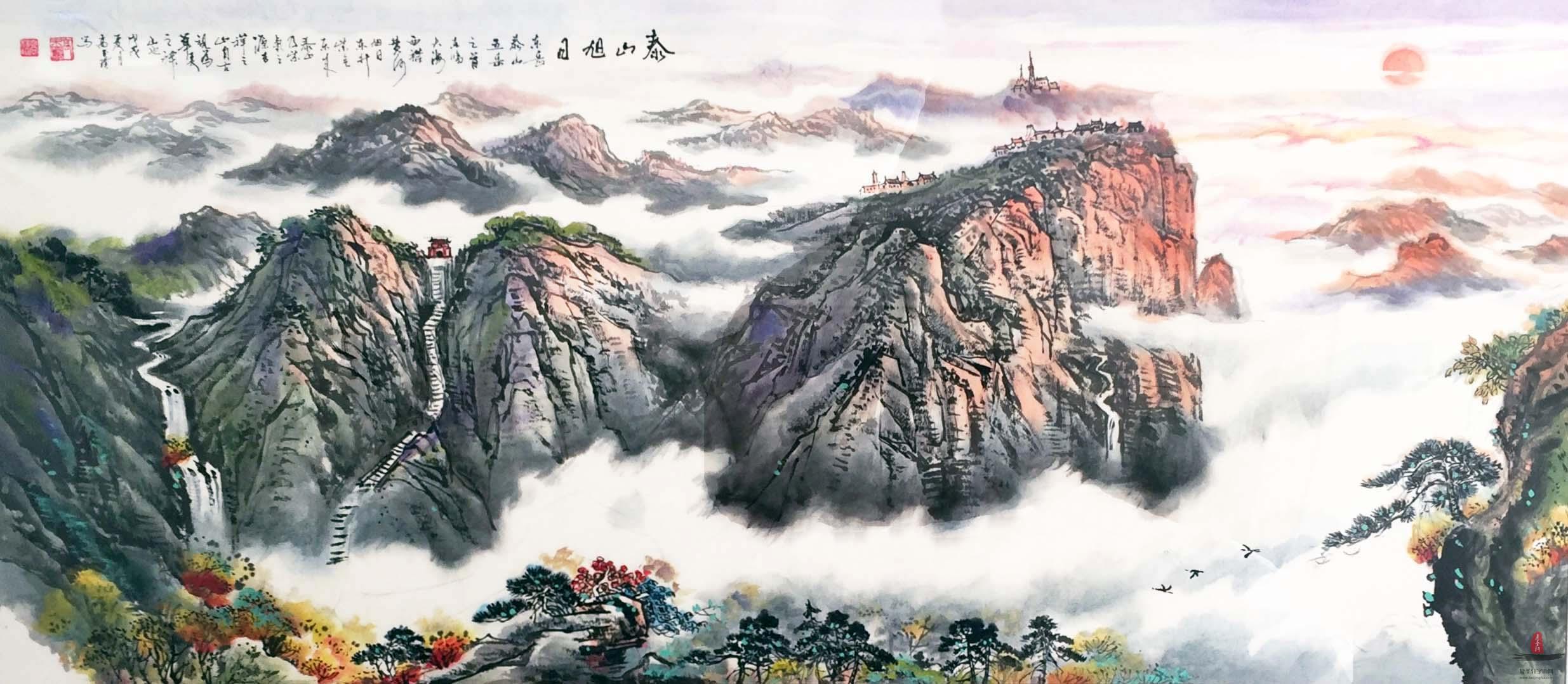 高玉璞《锦绣山河》-复圣轩字画