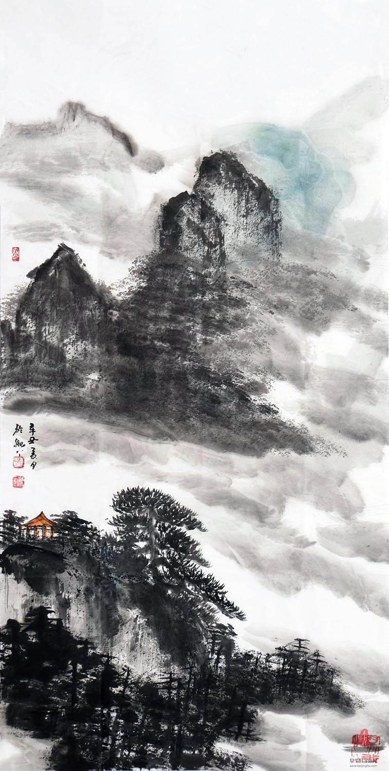 吴传平山水画《云台揽胜》-复圣轩字画