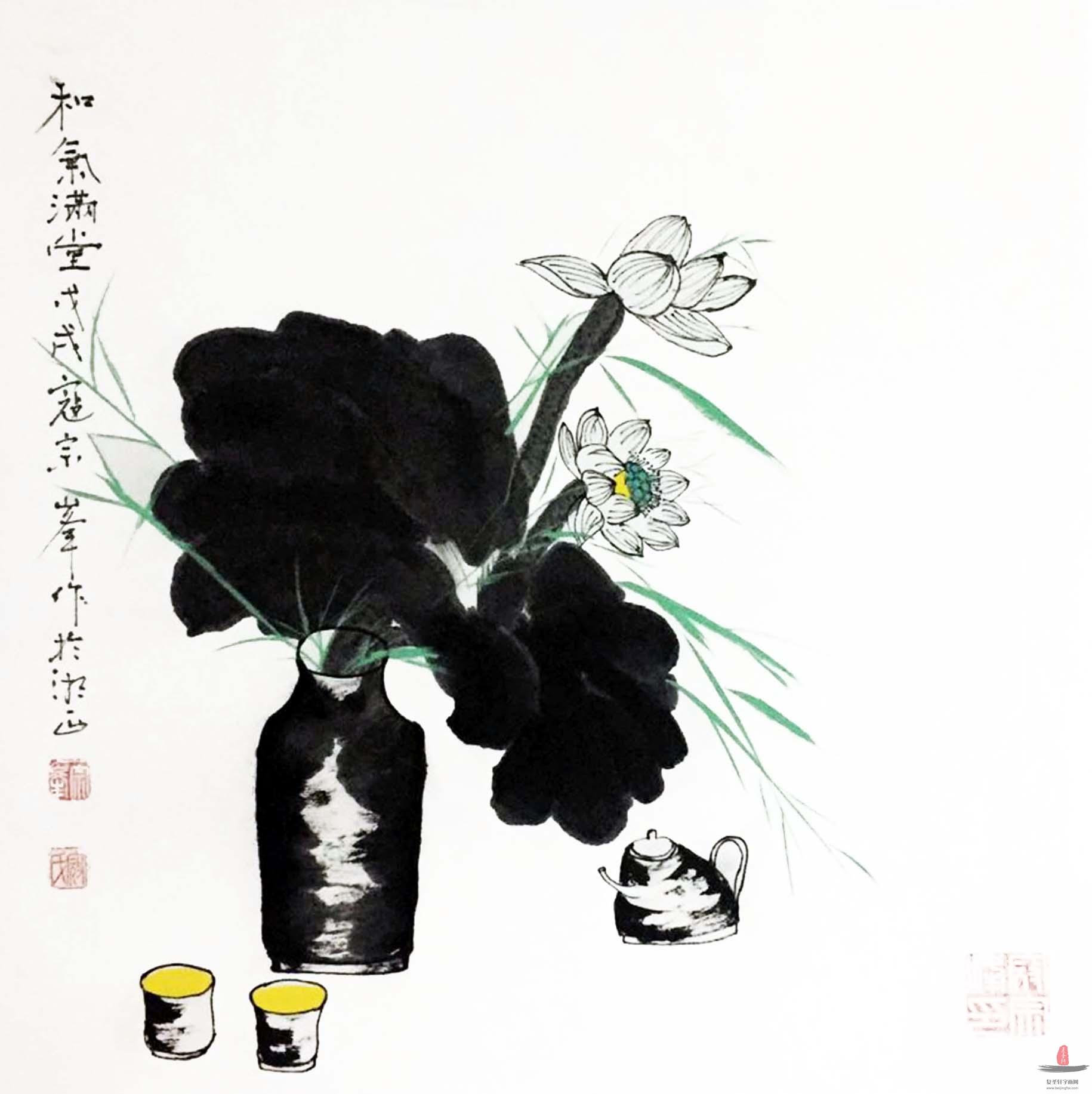寇宗峰花鸟《和气满堂》-复圣轩字画