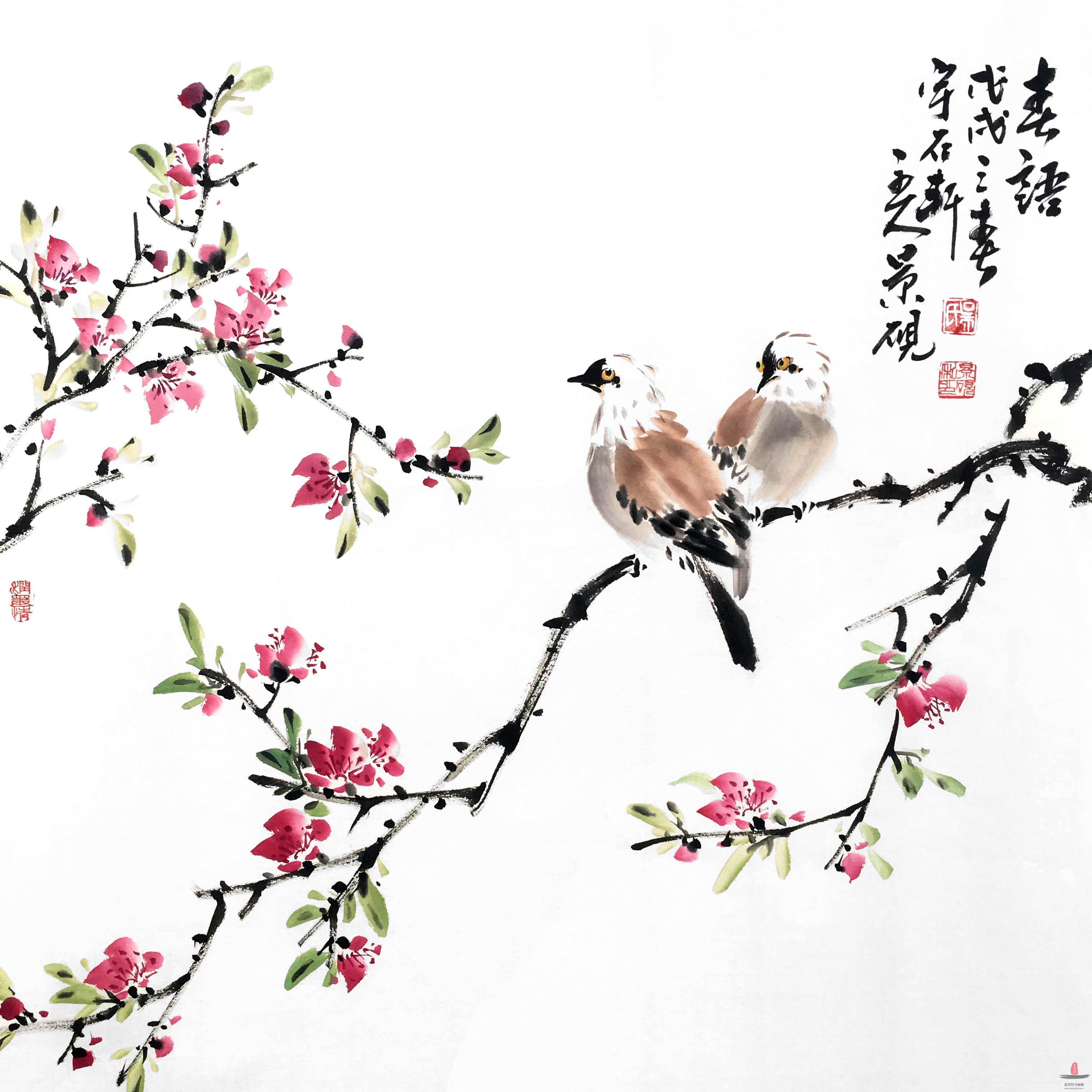 吴景砚《一鸣惊人》-复圣轩字画