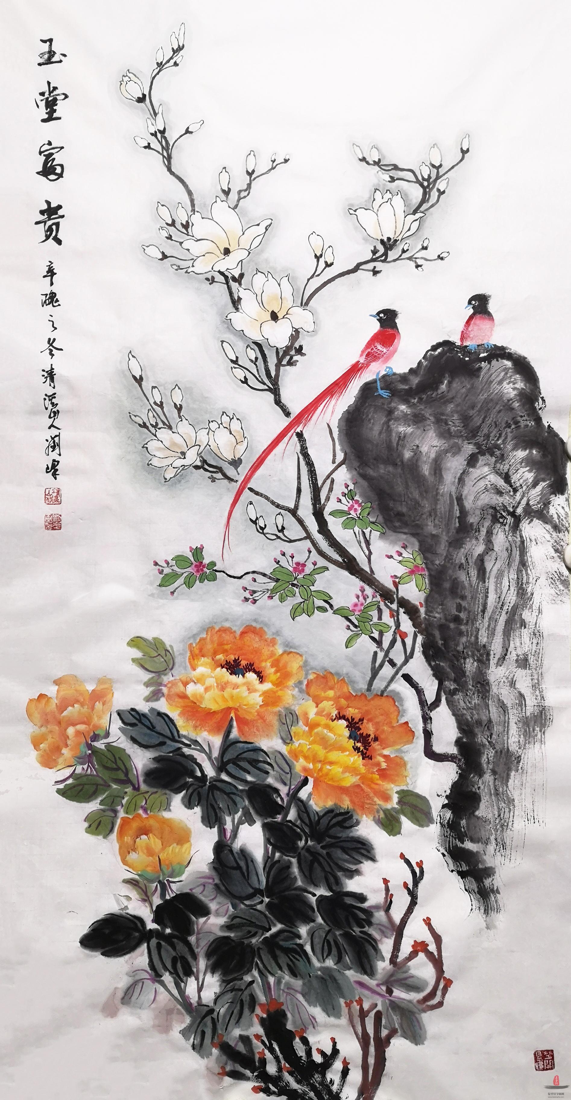 刘峰《旭日东升》-复圣轩字画