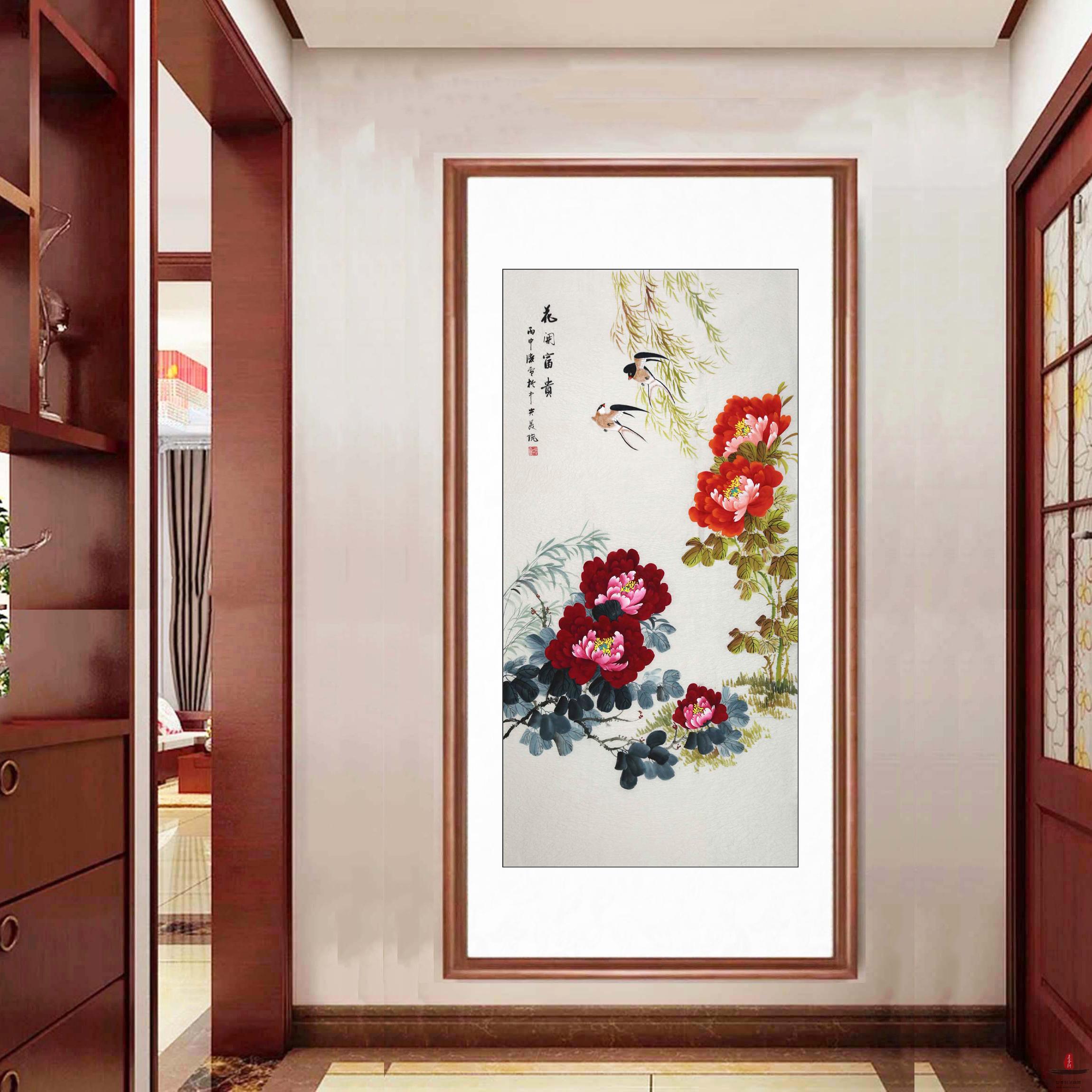 凌雪花鸟《花开富贵》-复圣轩字画