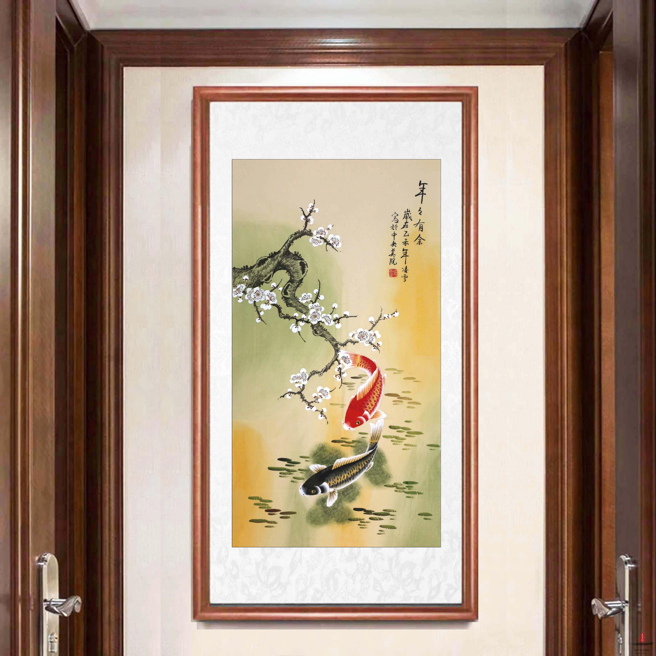 凌雪花鸟《年年有余》-复圣轩字画网
