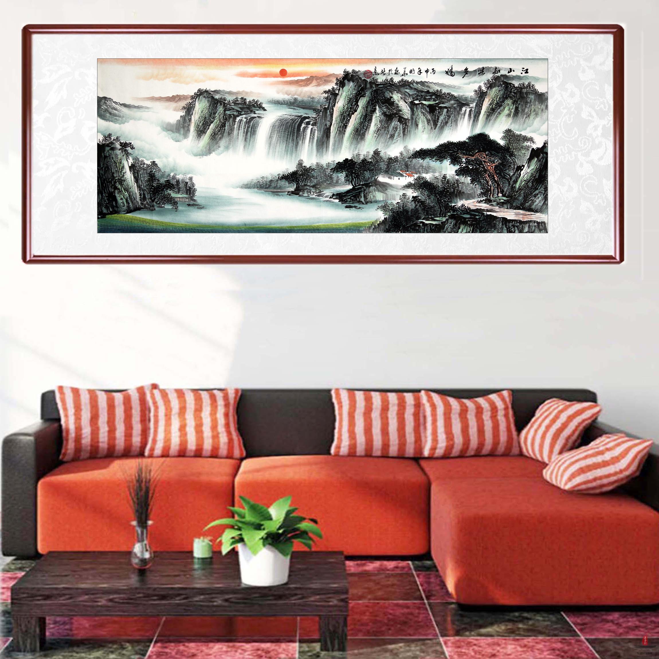 范兆华山水《江山如此多娇》-复圣轩字画