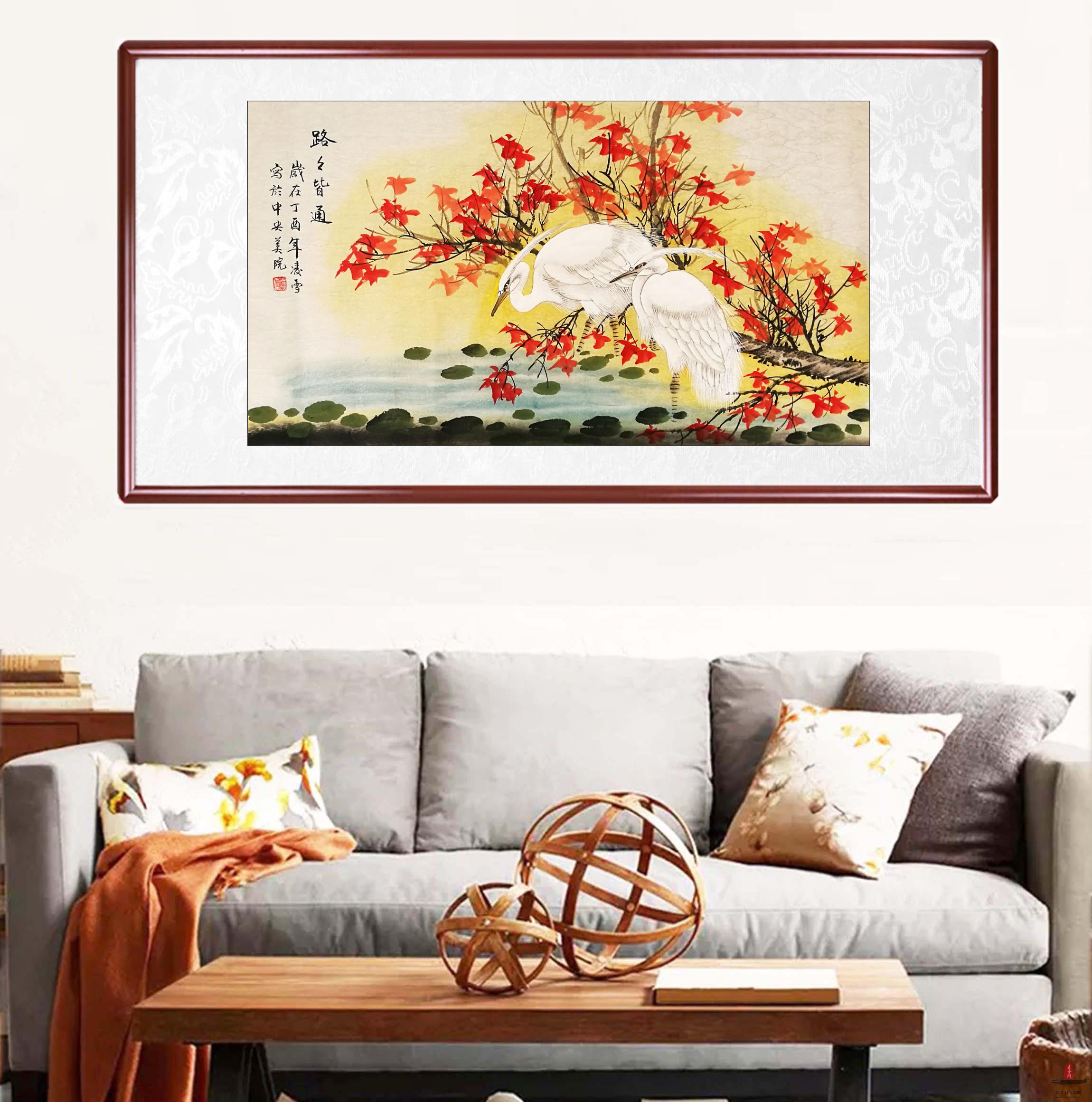 凌雪花鸟 《路路皆通》-复圣轩字画