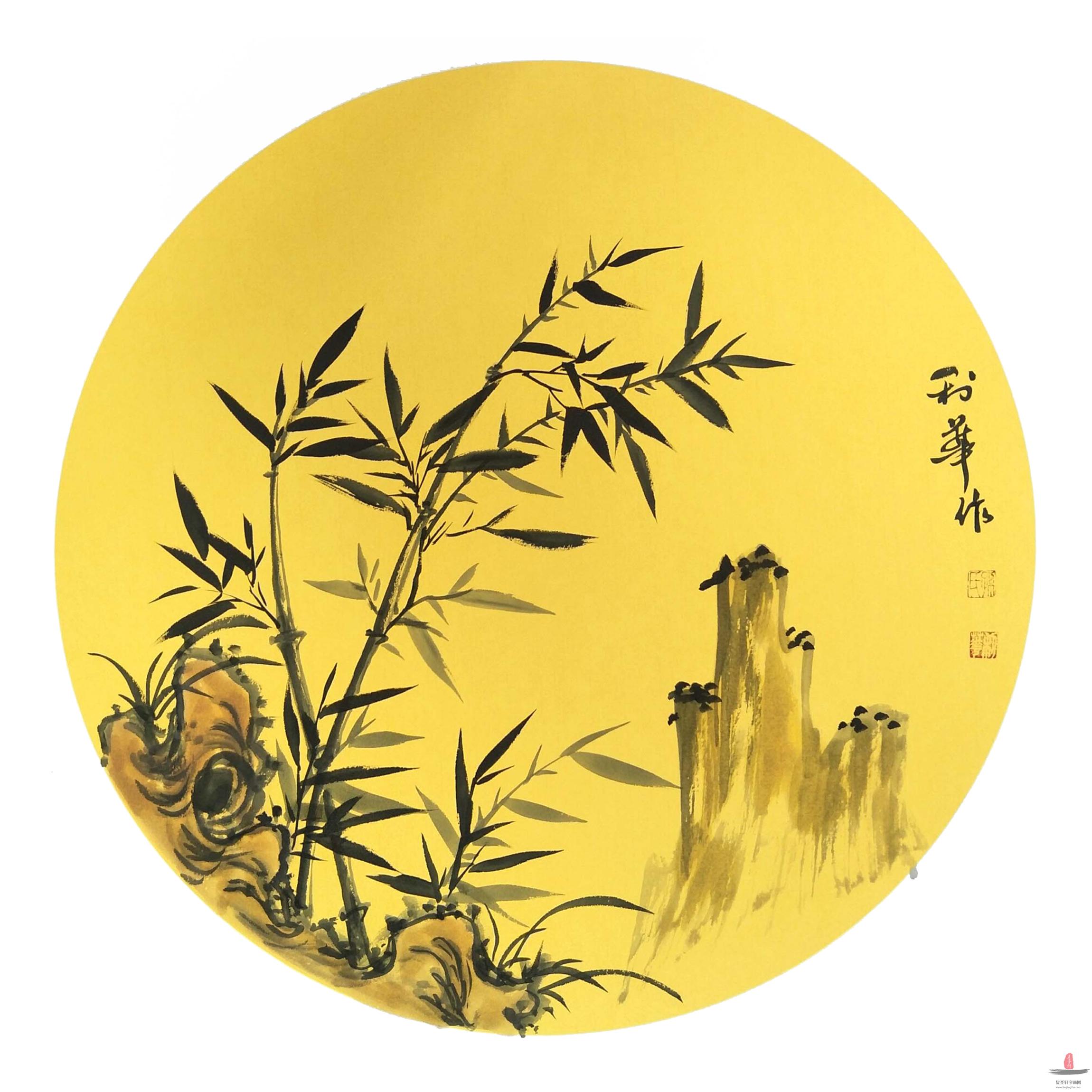 孙秀萍花鸟《竹韵》-复圣轩字画