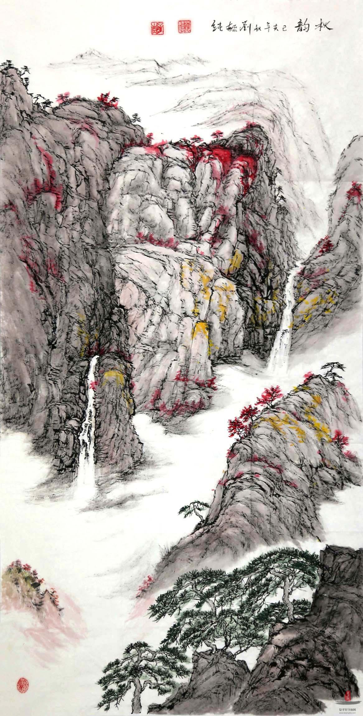 刘毓纯山水《美丽中国锦绣山河》-复圣轩字画