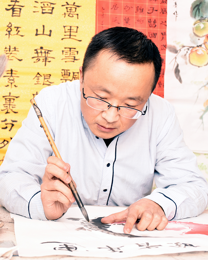 刘引青 山水《云山景观》-复圣轩字画