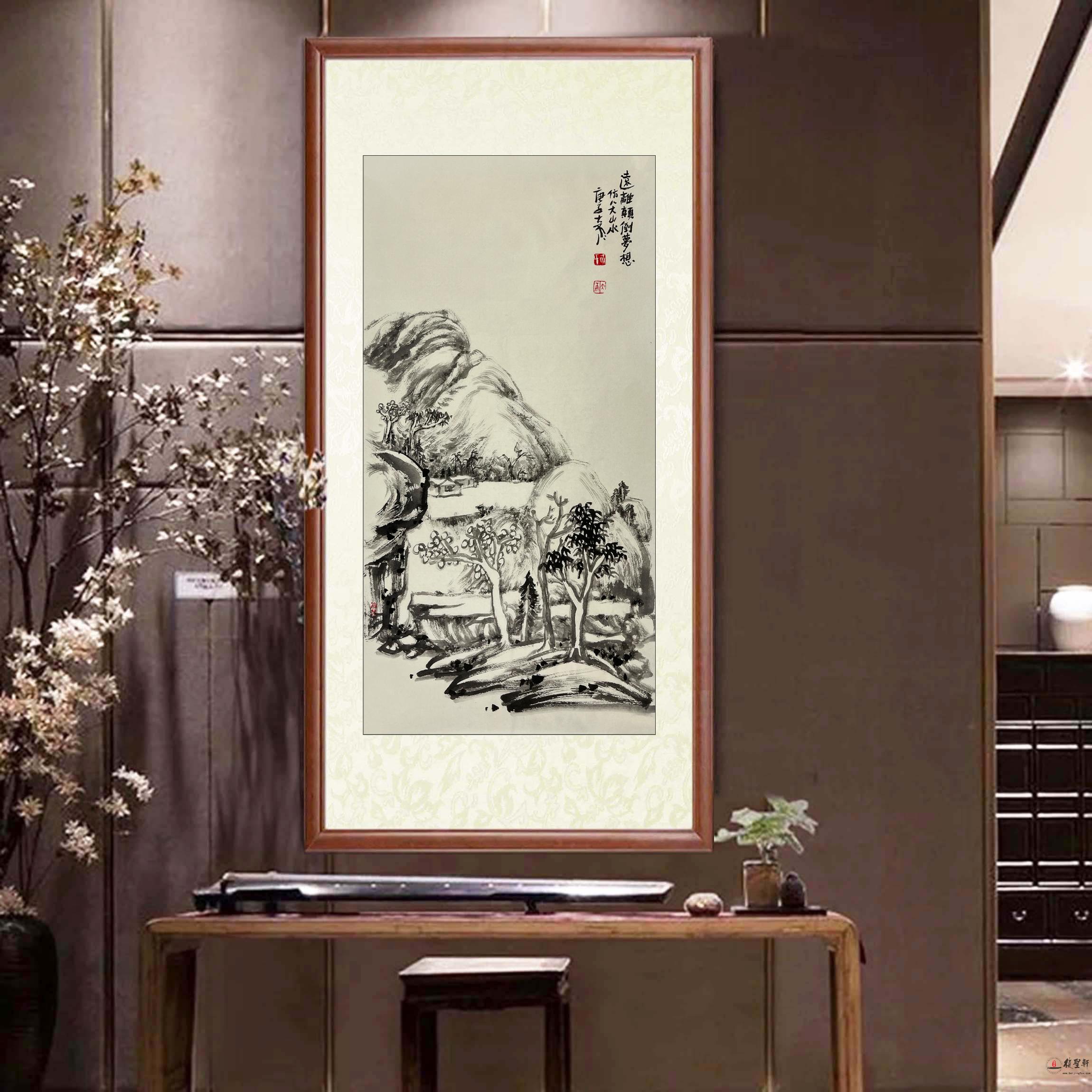 王威 山水《远离颠倒梦想》-复圣轩字画