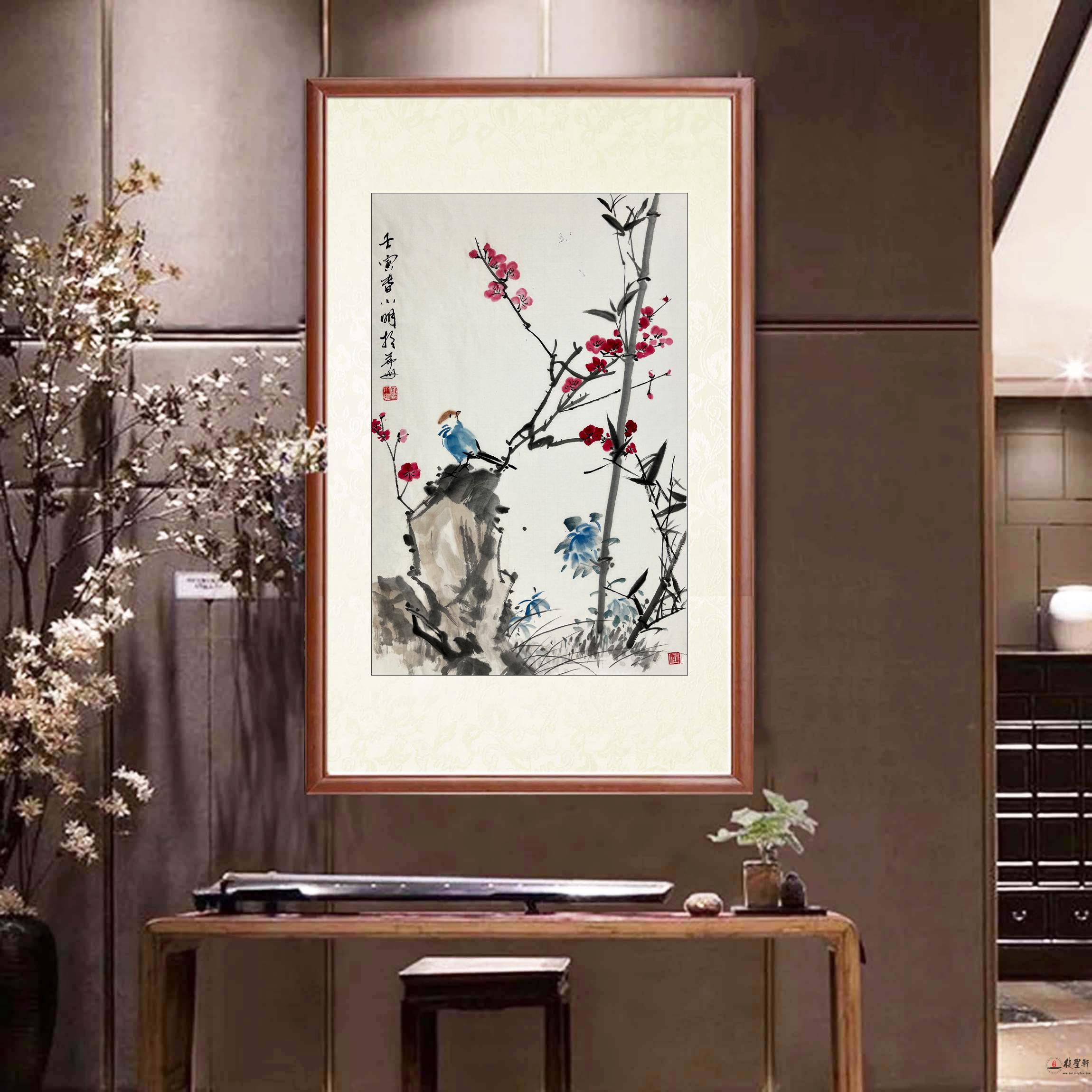 师小明 花鸟《鸟语花香》-复圣轩字画