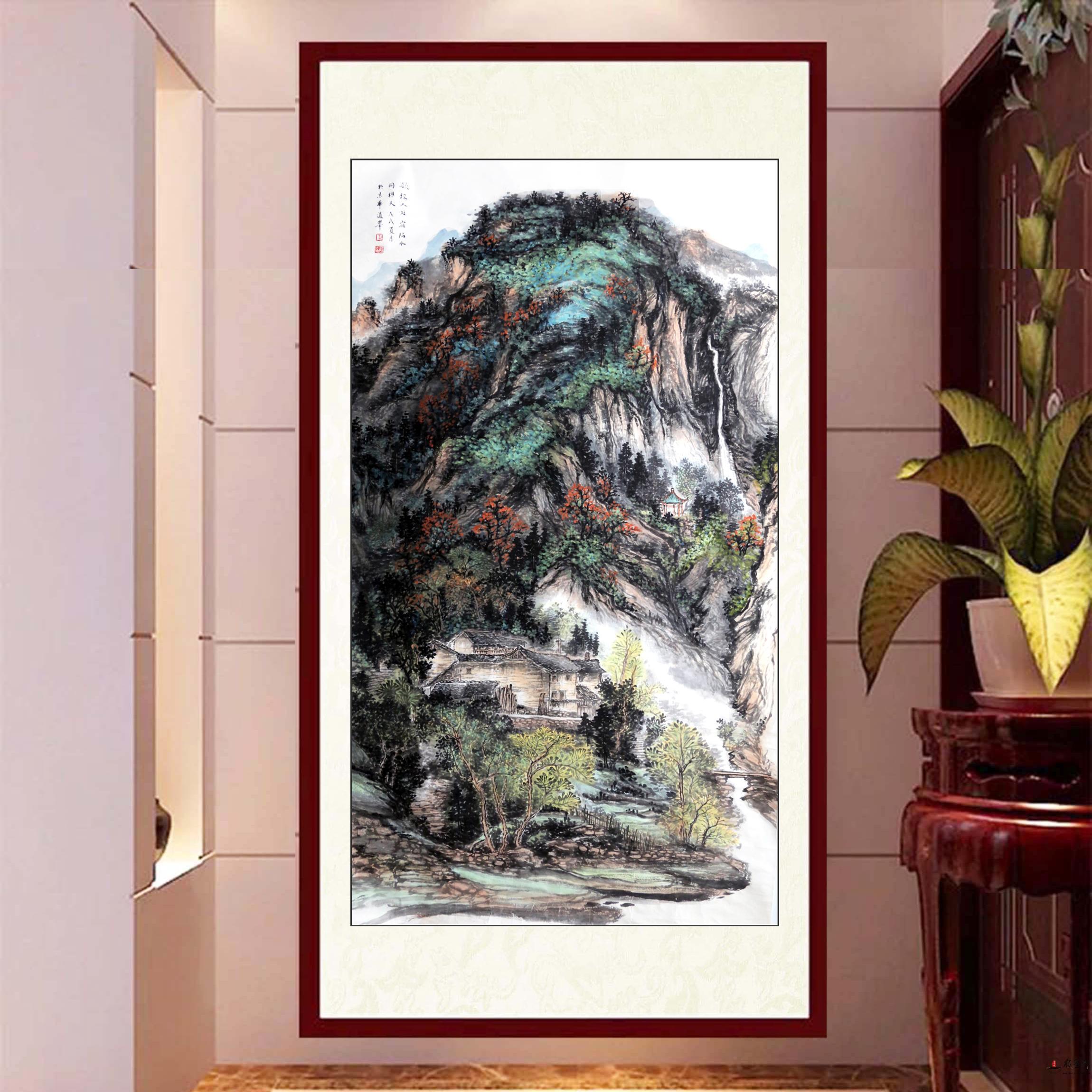 李道举《山居图》-复圣轩字画