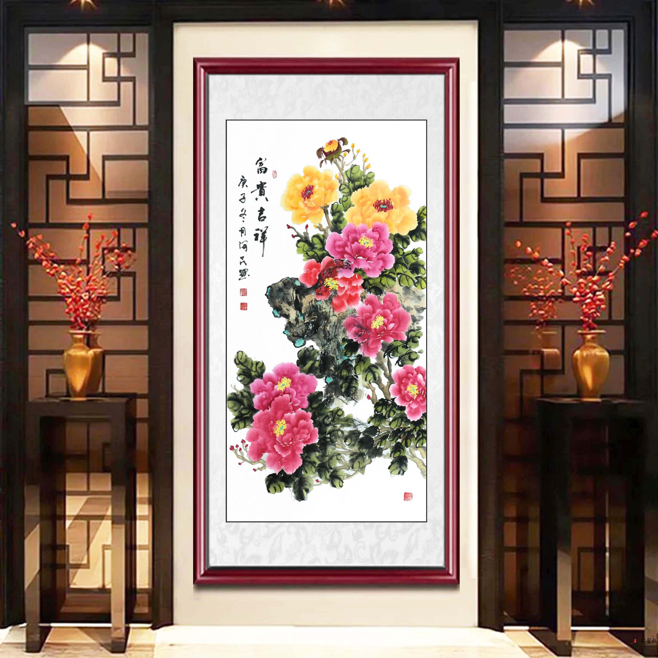 刘泽民《富贵吉祥》-复圣轩字画