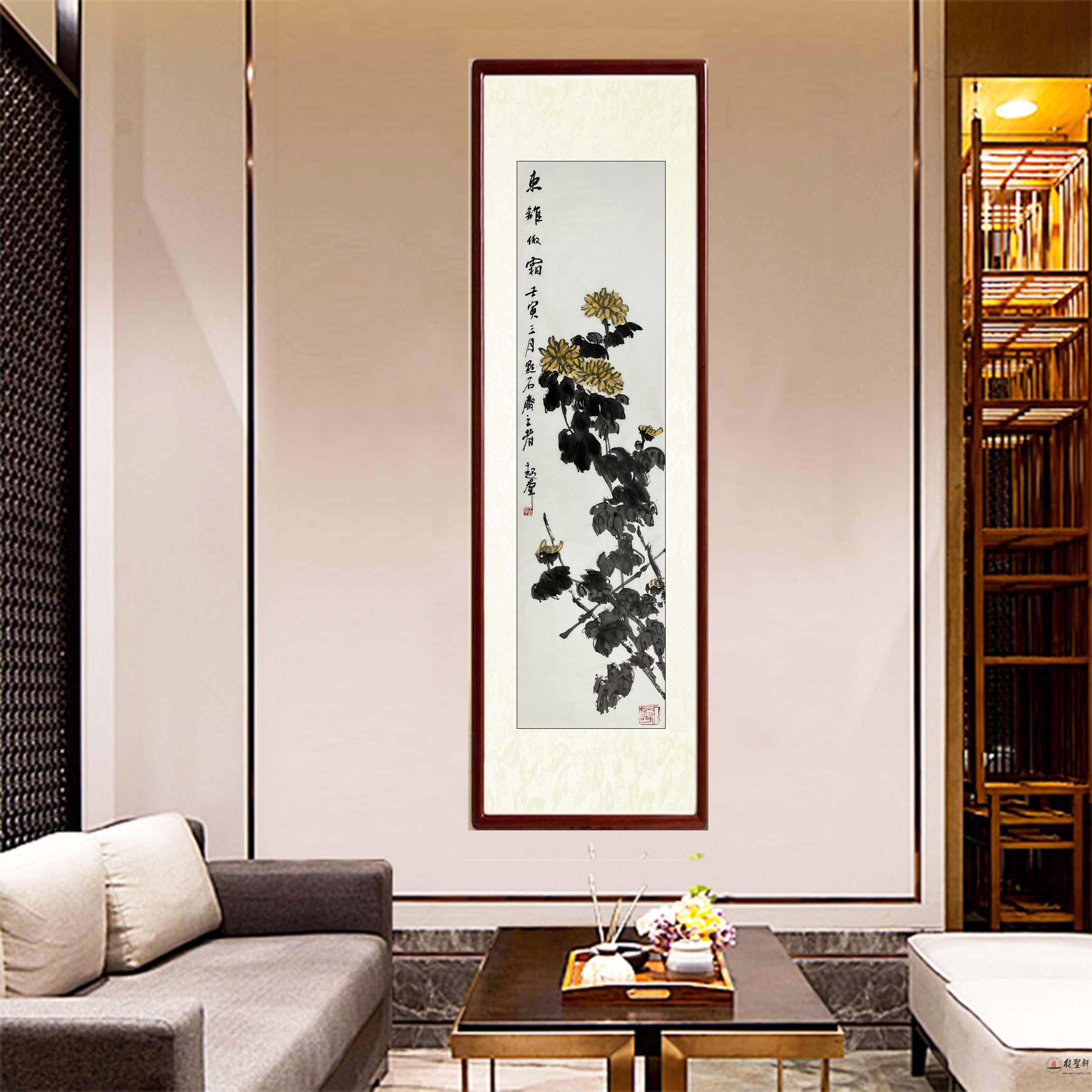王超群 花鸟《东篱傲霜》-复圣轩字画
