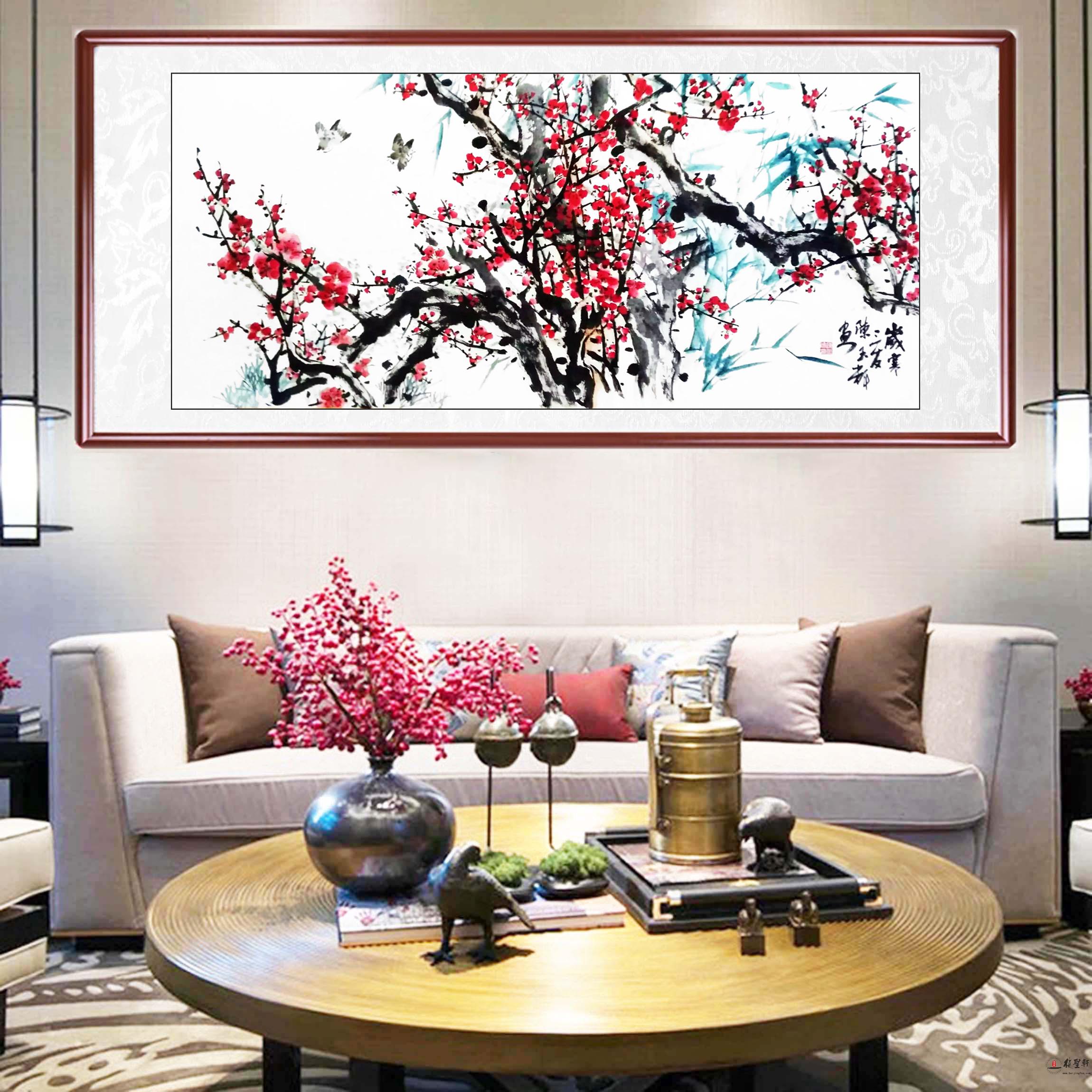 陈玉辉花鸟 《岁寒三友》-复圣轩字画