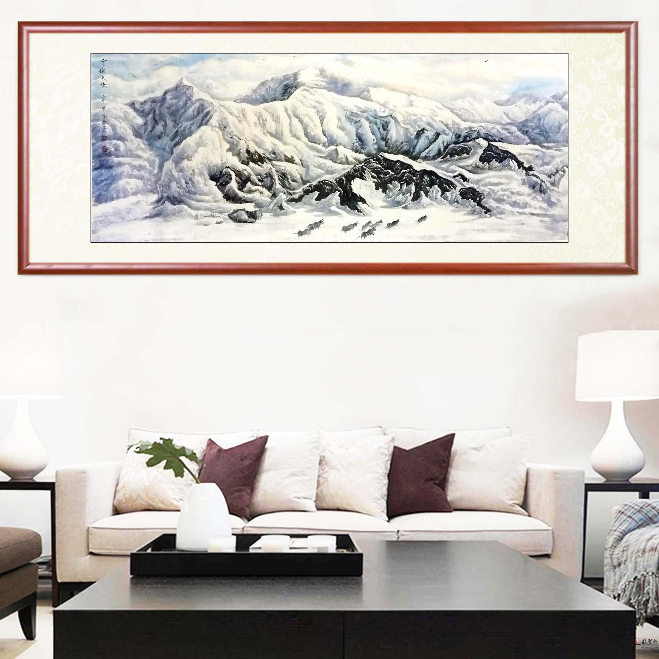 李福毅山水画《雪域天使》-复圣轩字画