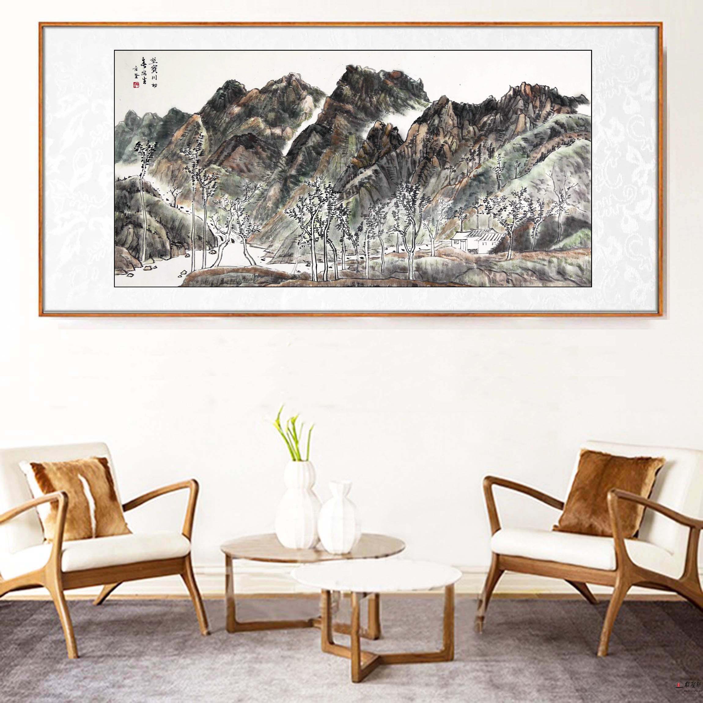 丁景奎山水-复圣轩字画