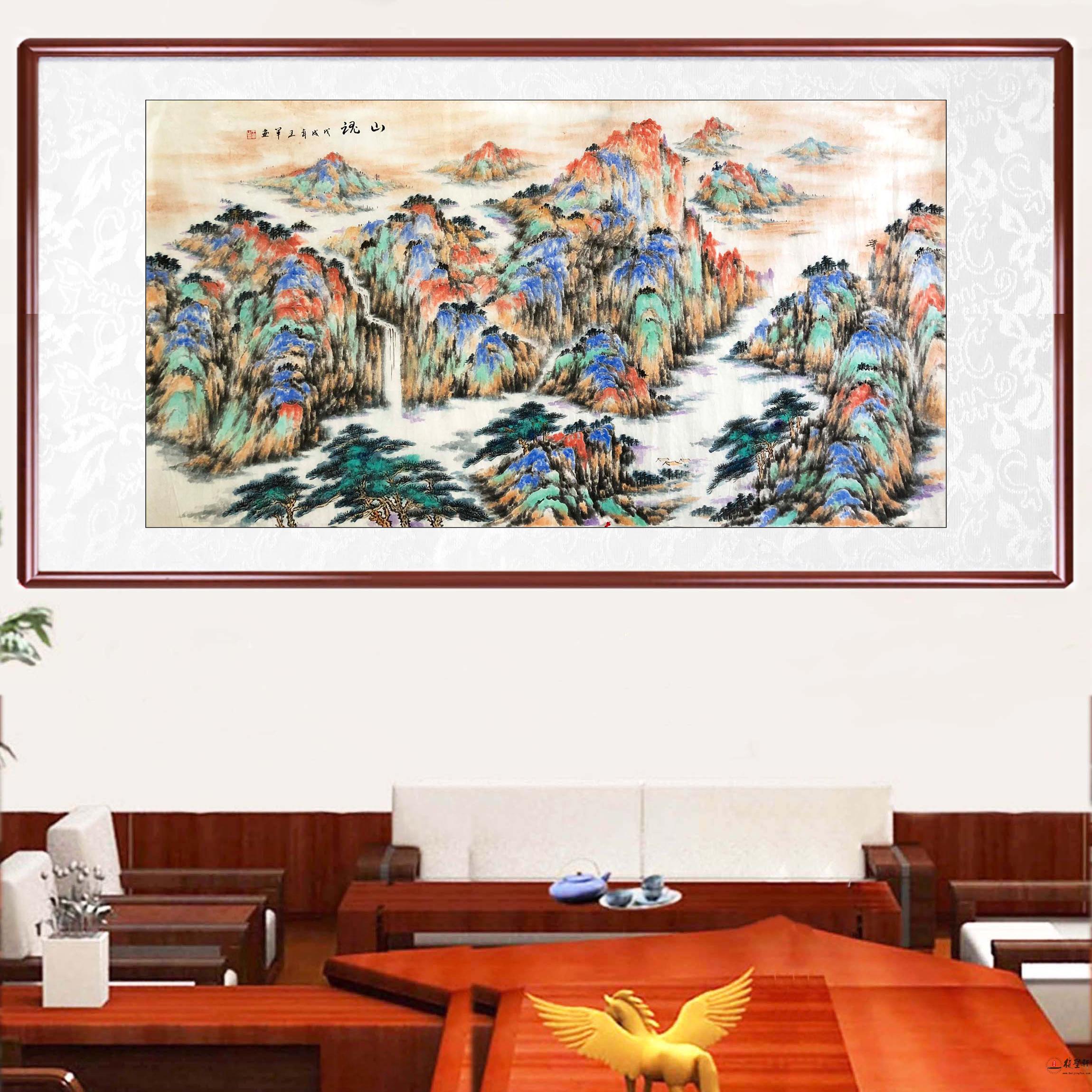 王军山水画 《山魂》-复圣轩字画