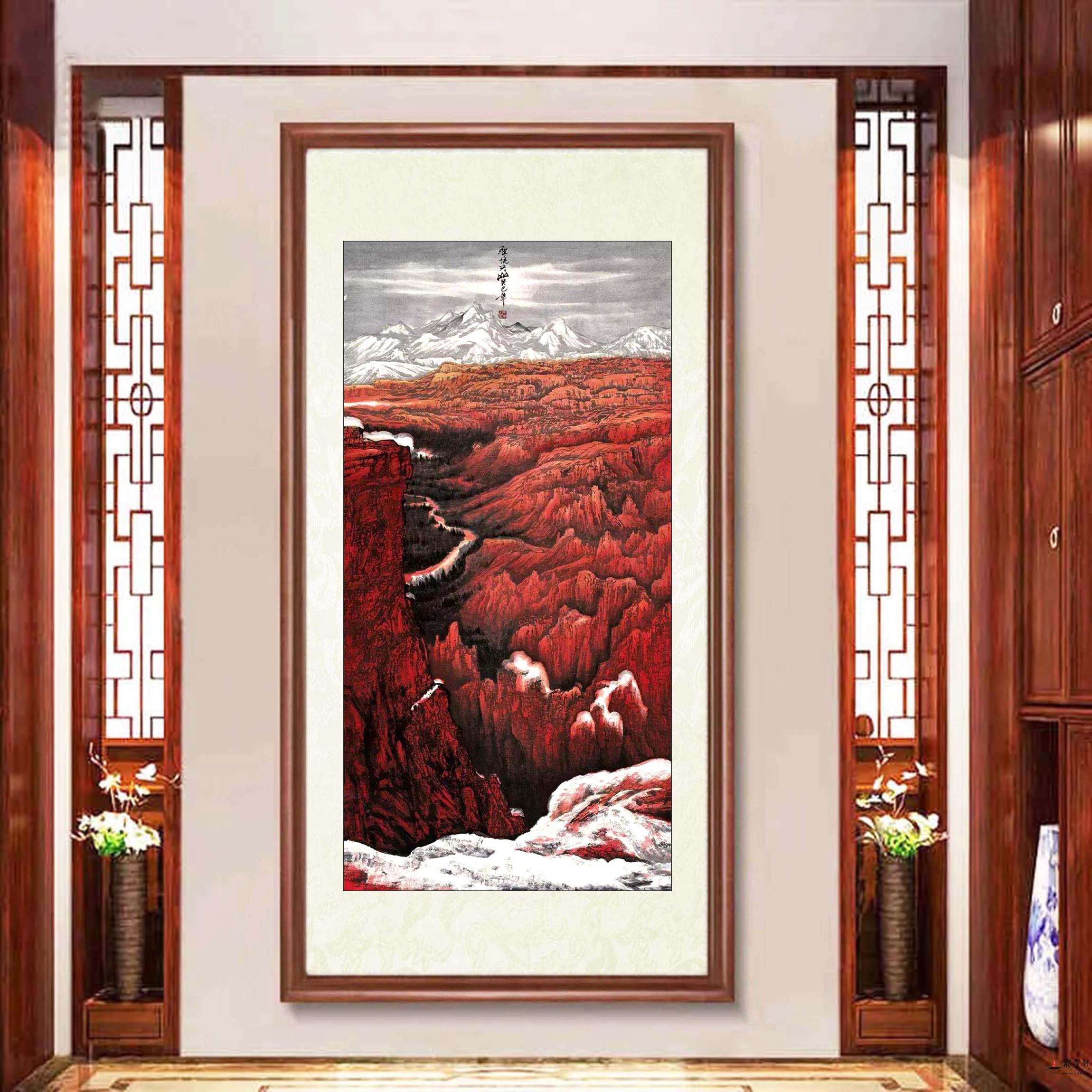 李振东山水《圣境天山》-复圣轩字画