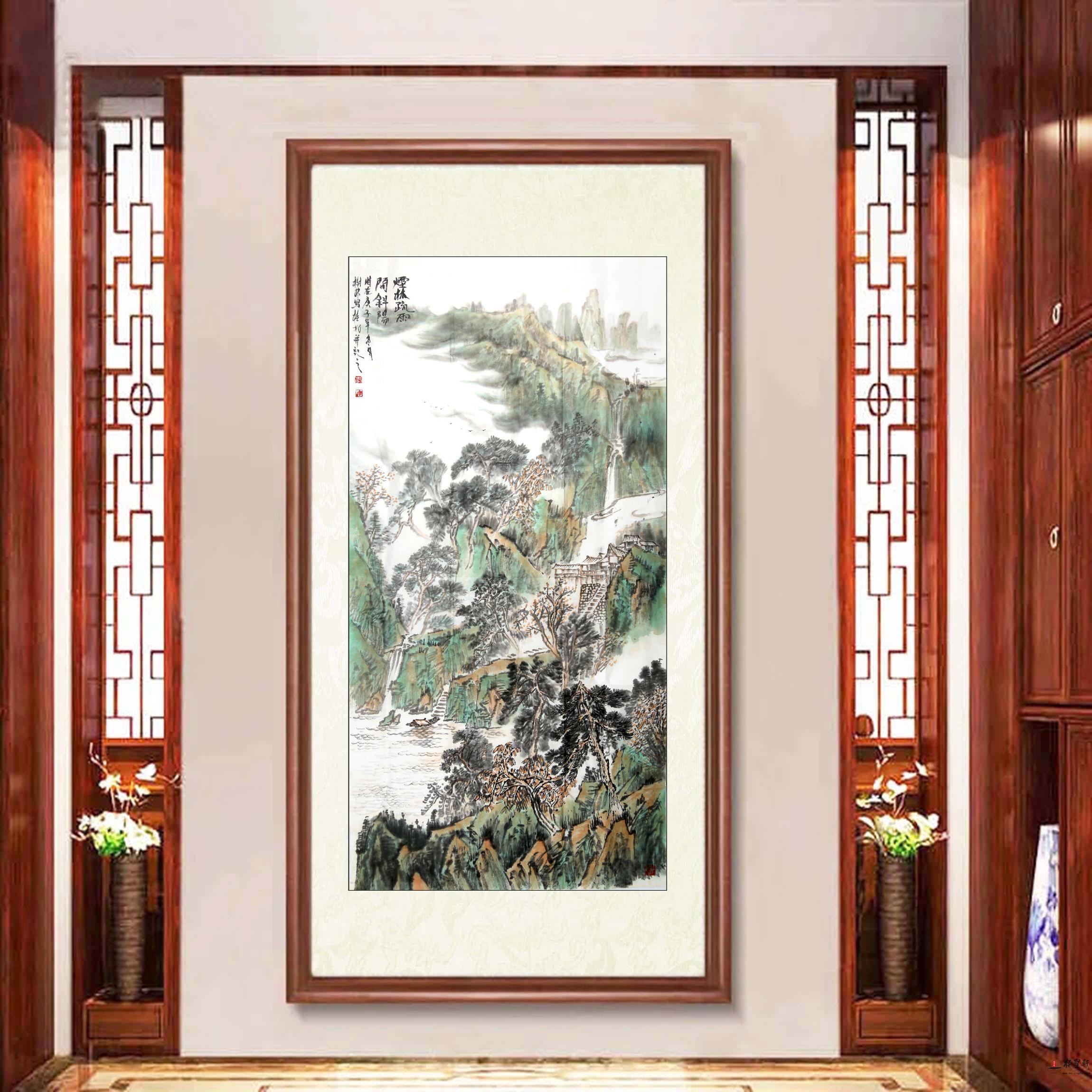 李树林《烟云疏雨间斜阳》-复圣轩字画