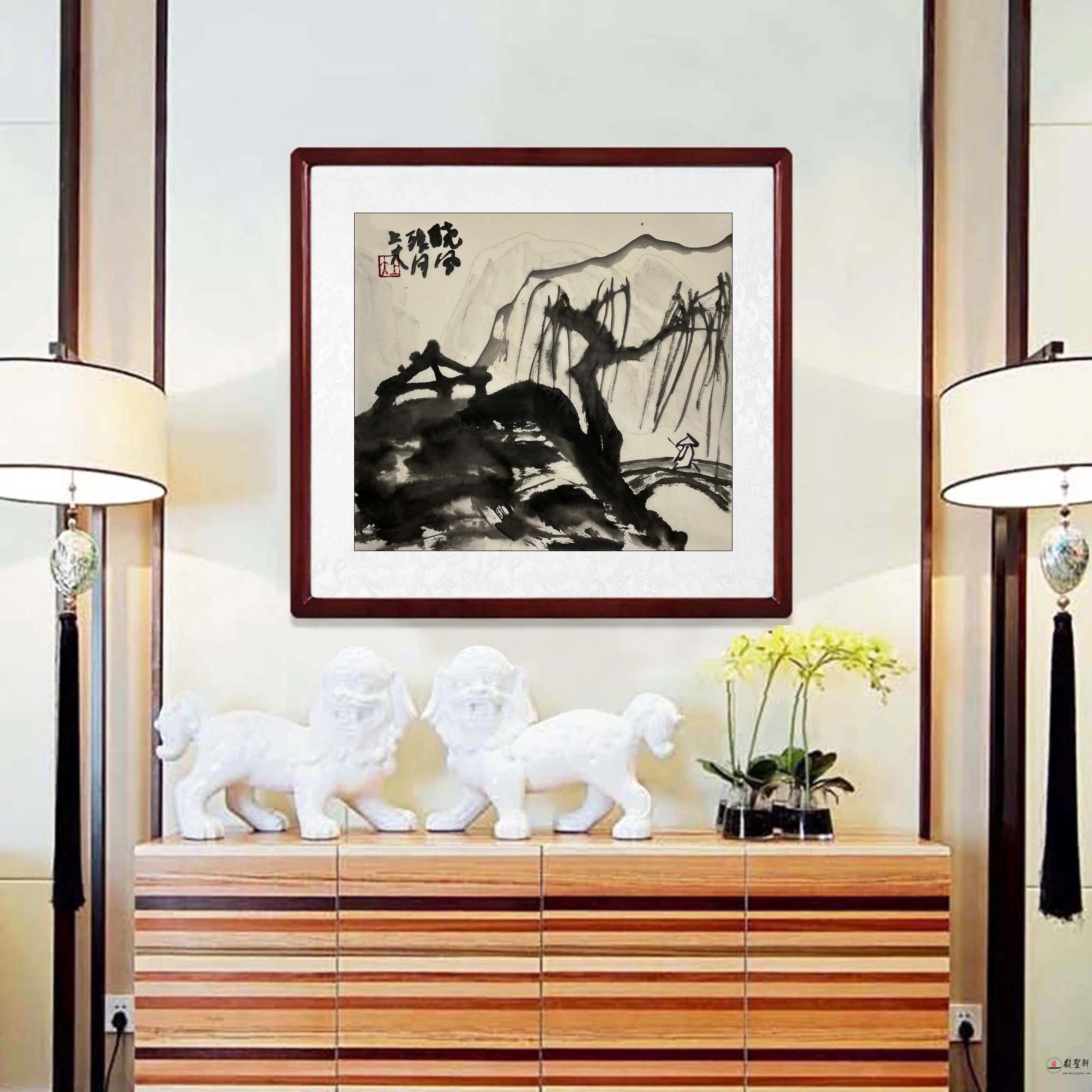 葛云泉 山水《晓风残月》-复圣轩字画
