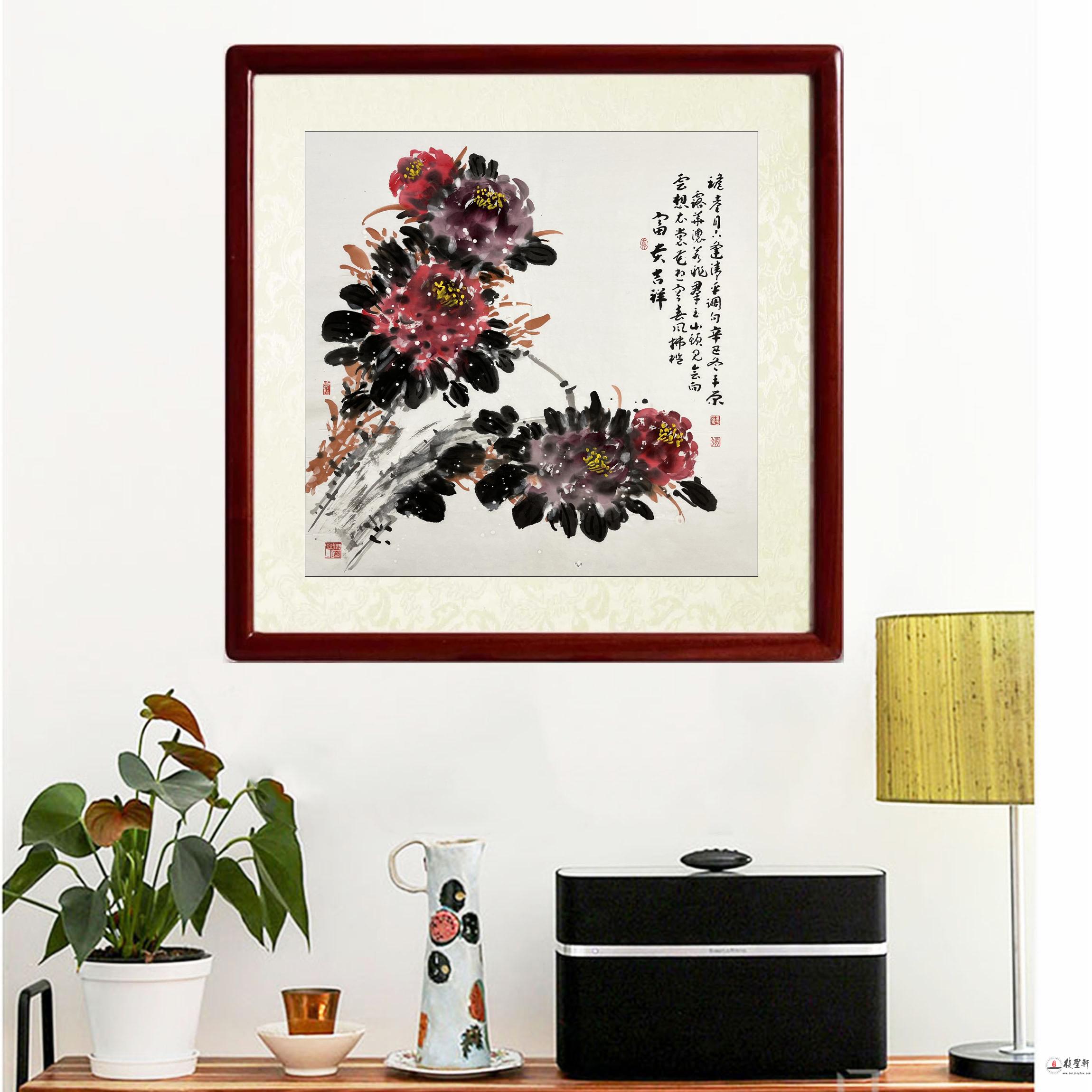 张邦坦 花鸟《富贵吉祥》-复圣轩字画
