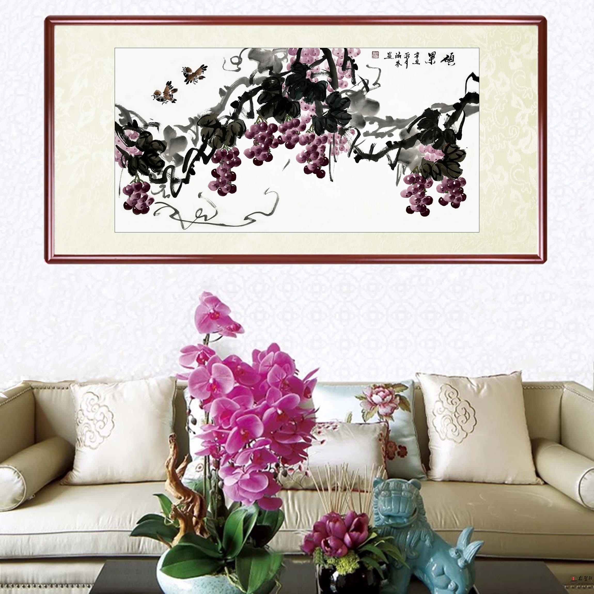 陶淑芬 花鸟《硕果》-复圣轩字画