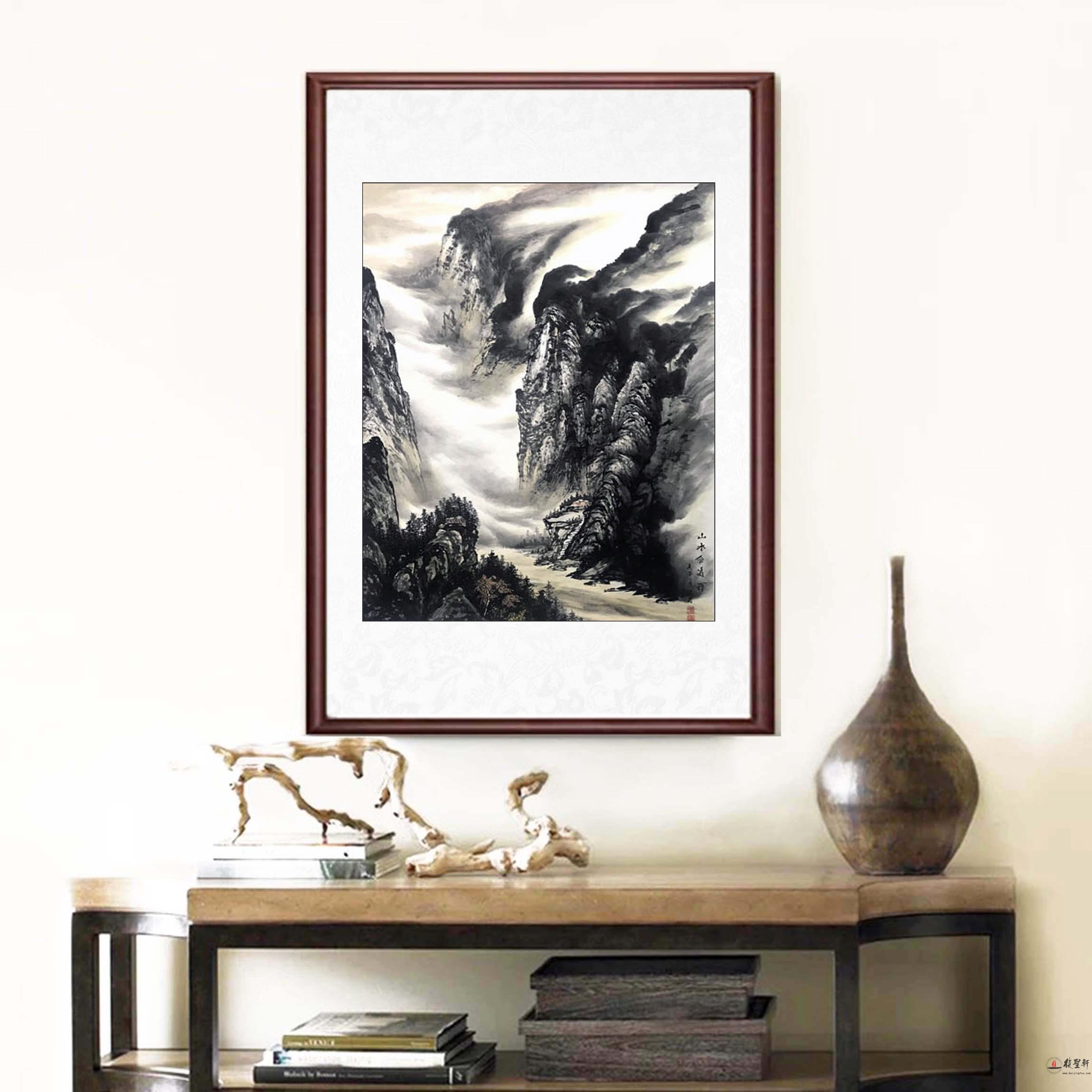 滕传辉《山水》-复圣轩字画