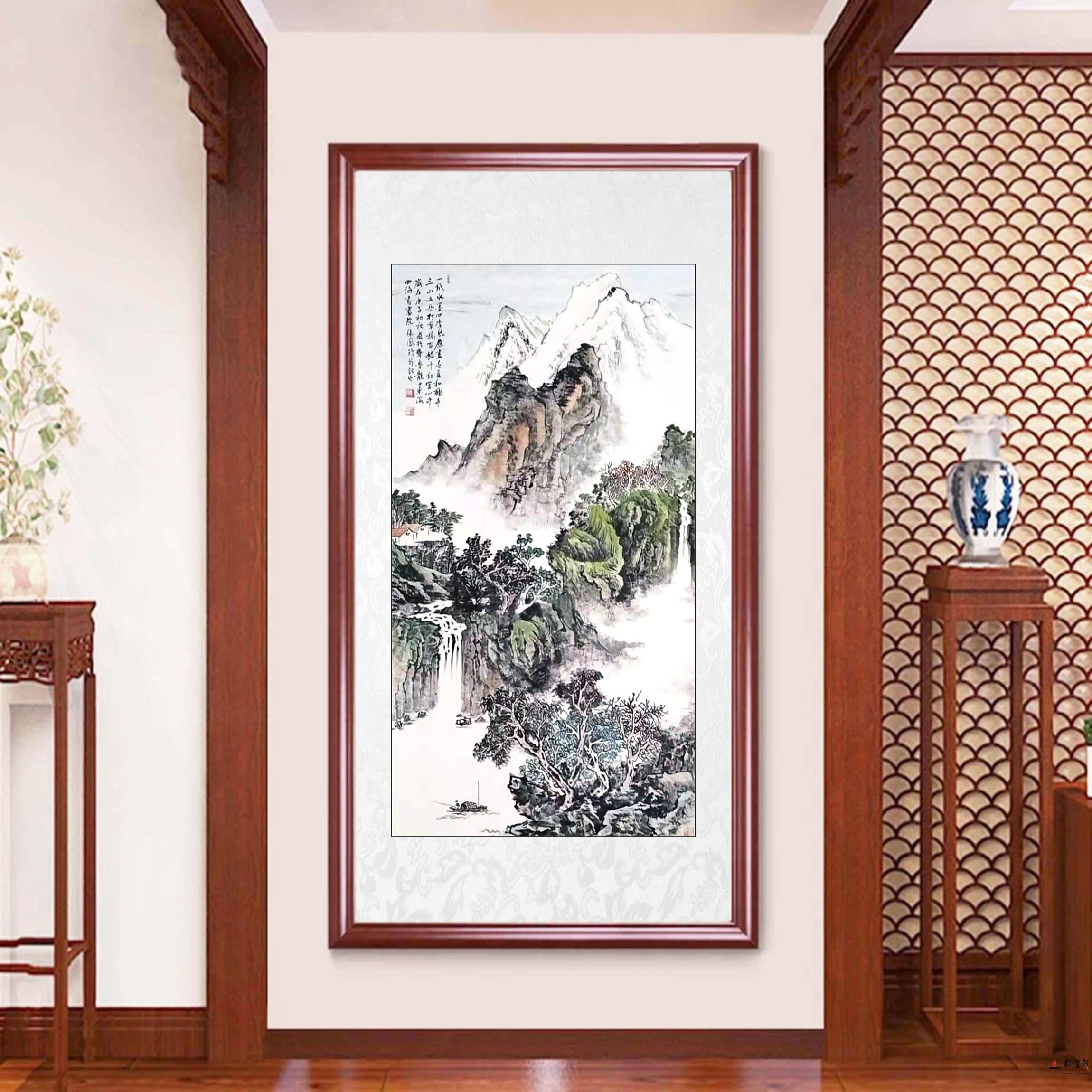 张凤玲《青山秀水》-复圣轩字画