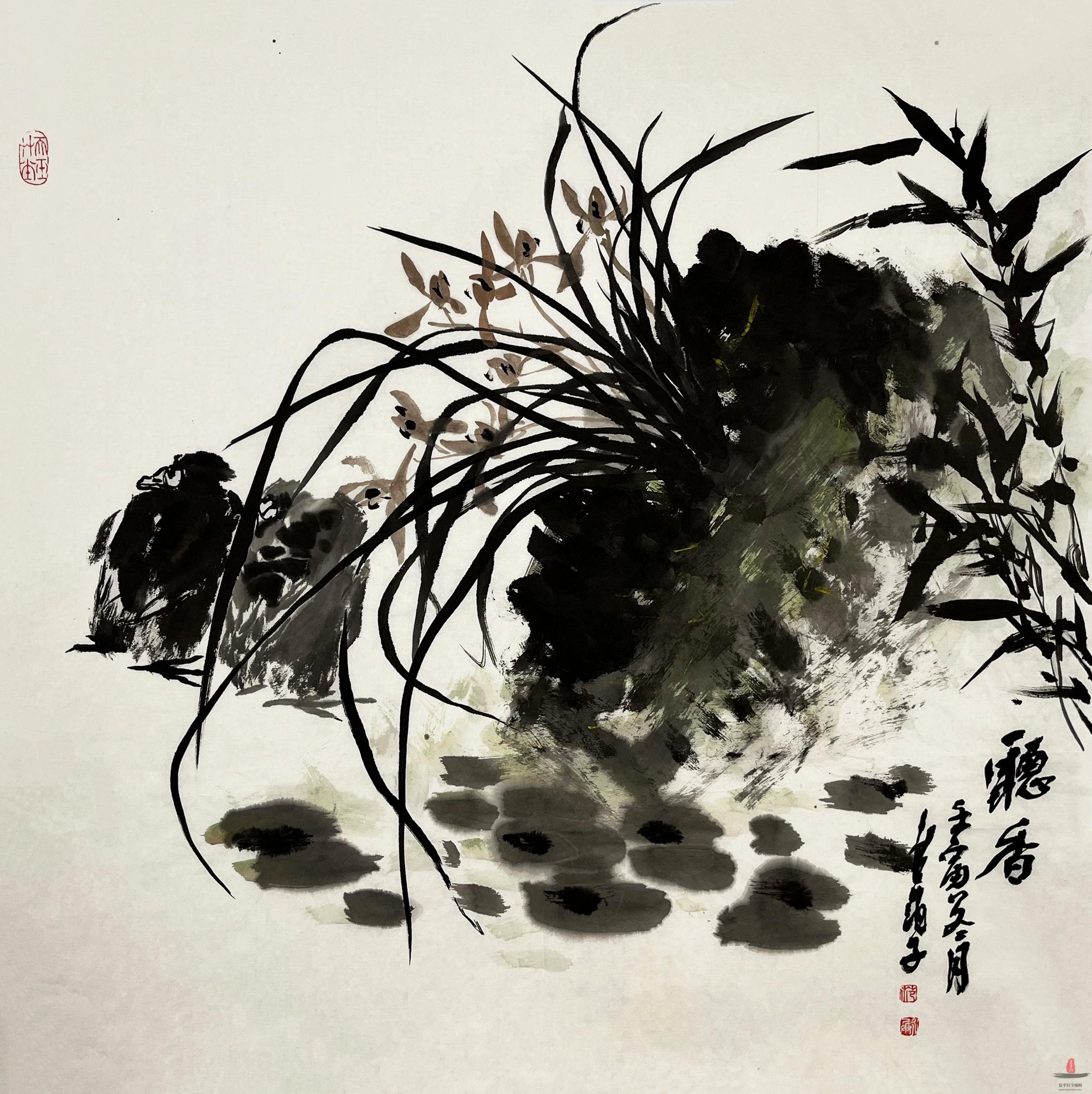 范永兵 花鸟《兰香》-复圣轩字画