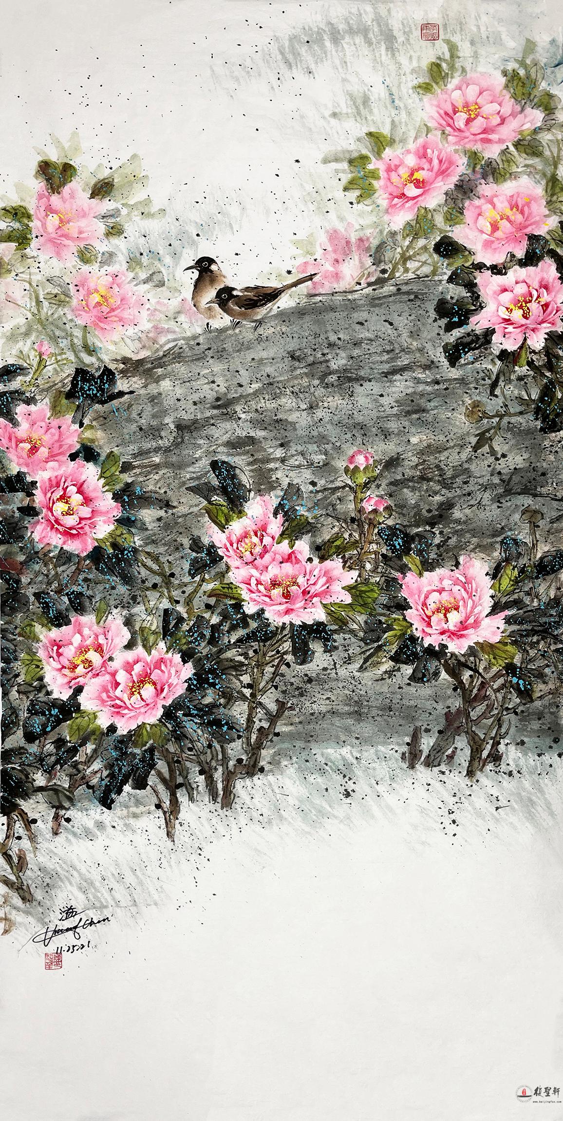 陈溢华 花鸟-复圣轩字画