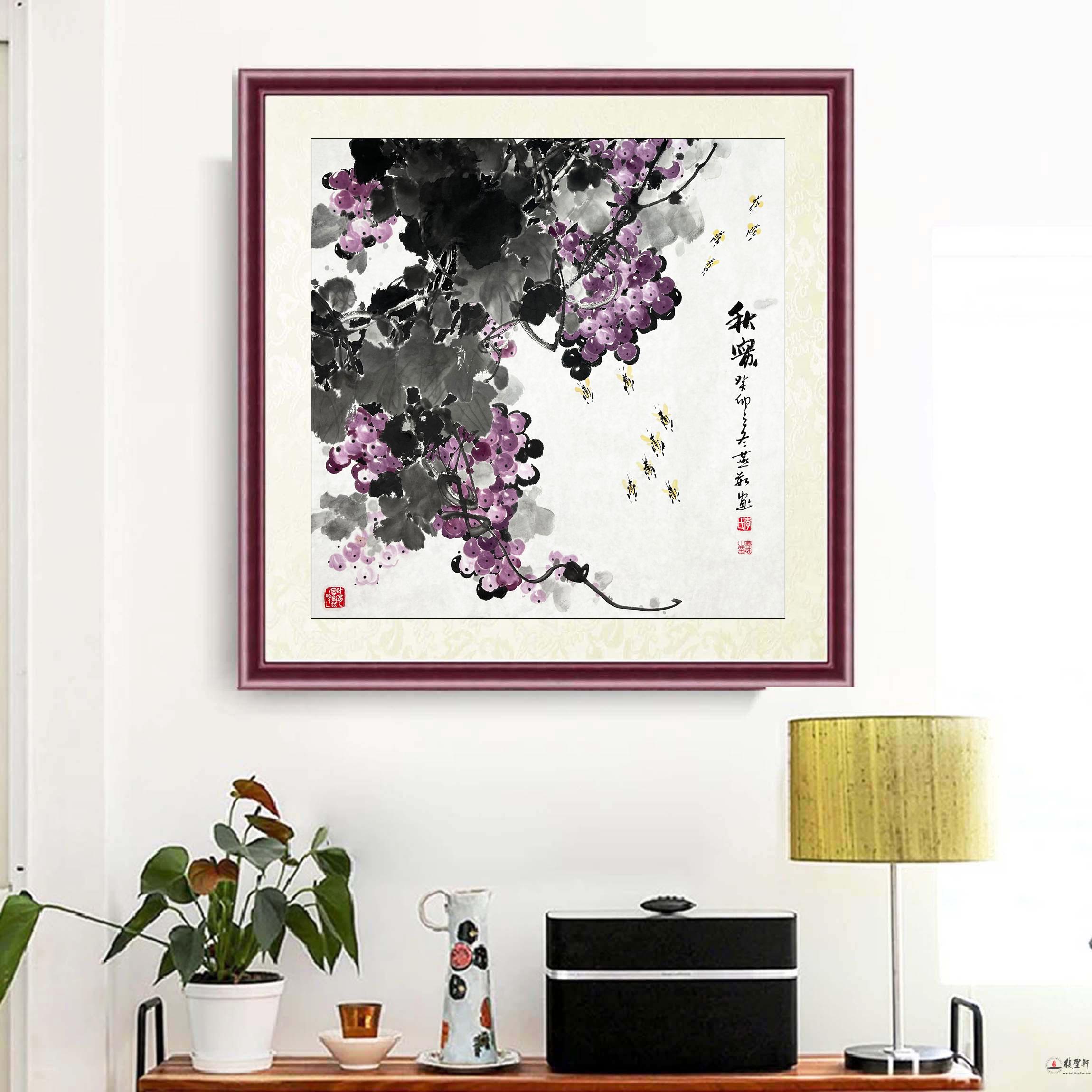 李燕茹 花鸟《秋实》-复圣轩字画