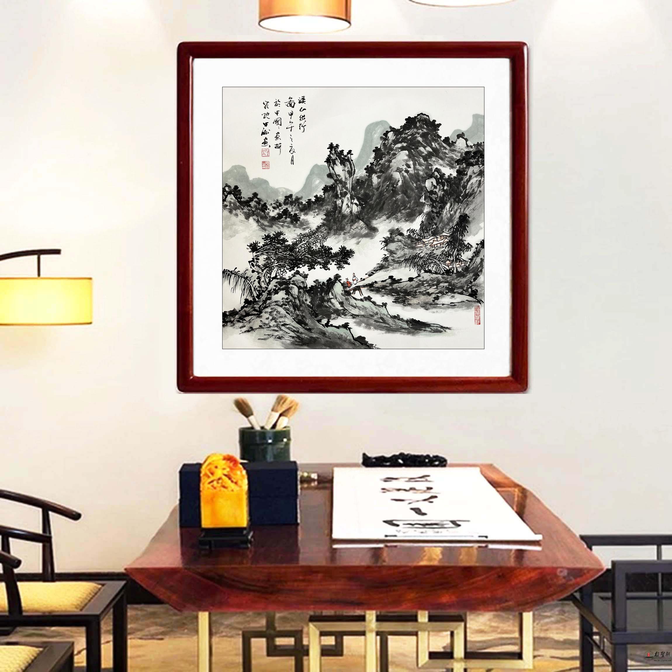 陈忠洲 山水《溪山出行图》-复圣轩字画