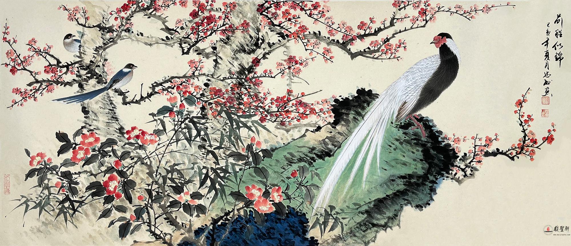 陈忠洲 花鸟《前程似锦》-复圣轩字画