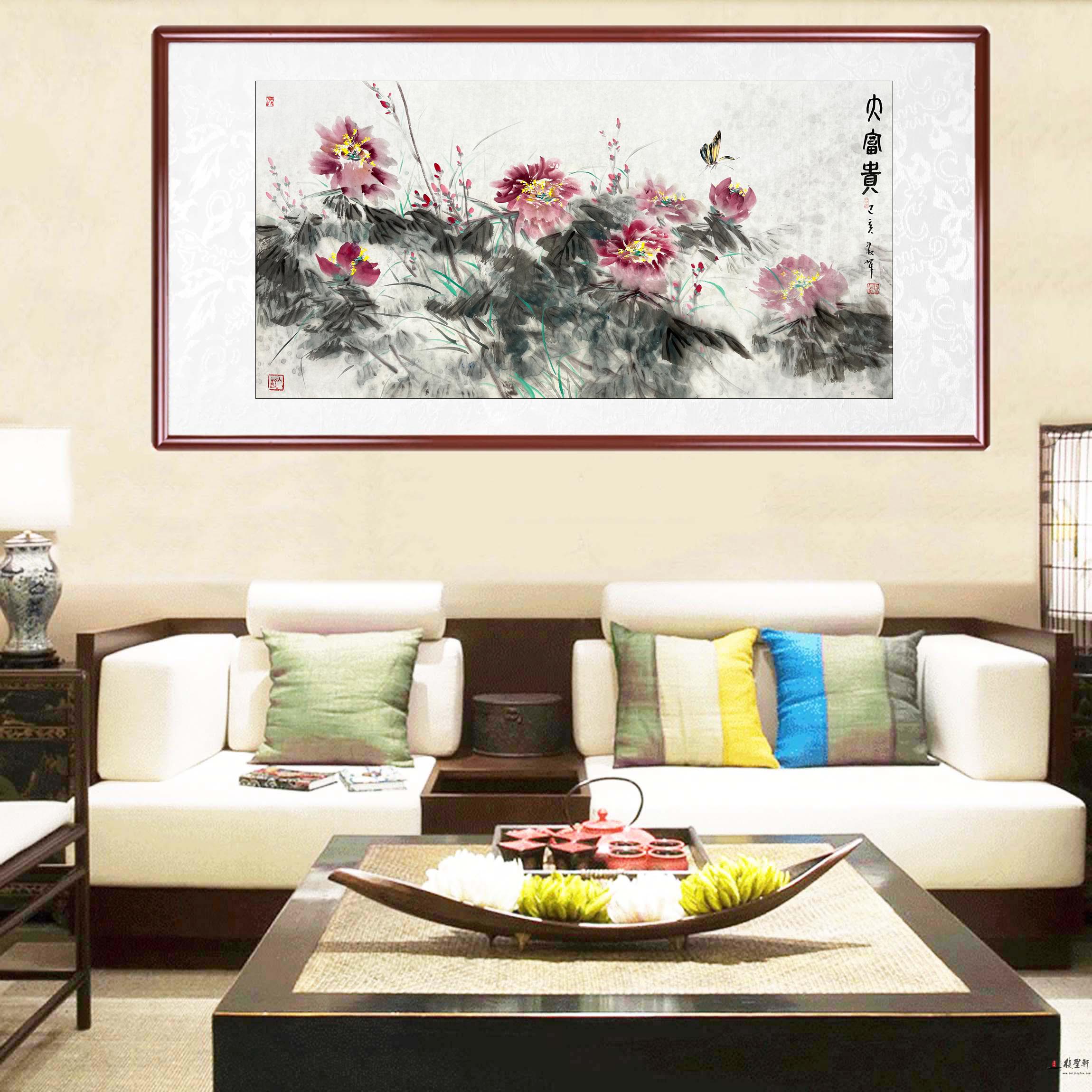 戴淑娟 花鸟《大富贵》-复圣轩字画