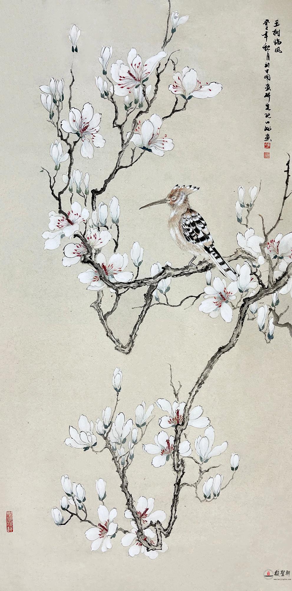 陈忠洲 花鸟《玉树临风》-复圣轩字画