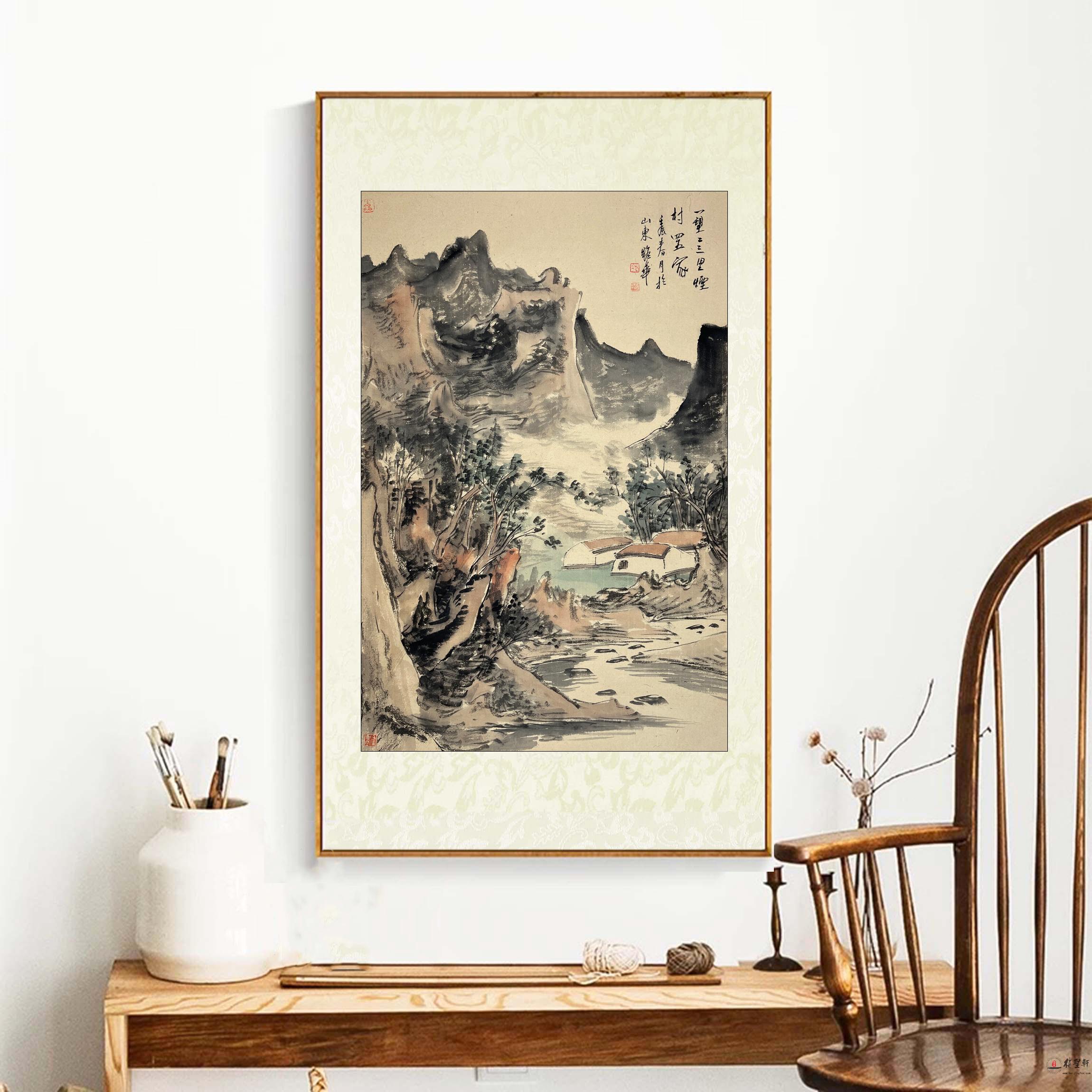 张路华 山水《一望二三里》-复圣轩字画